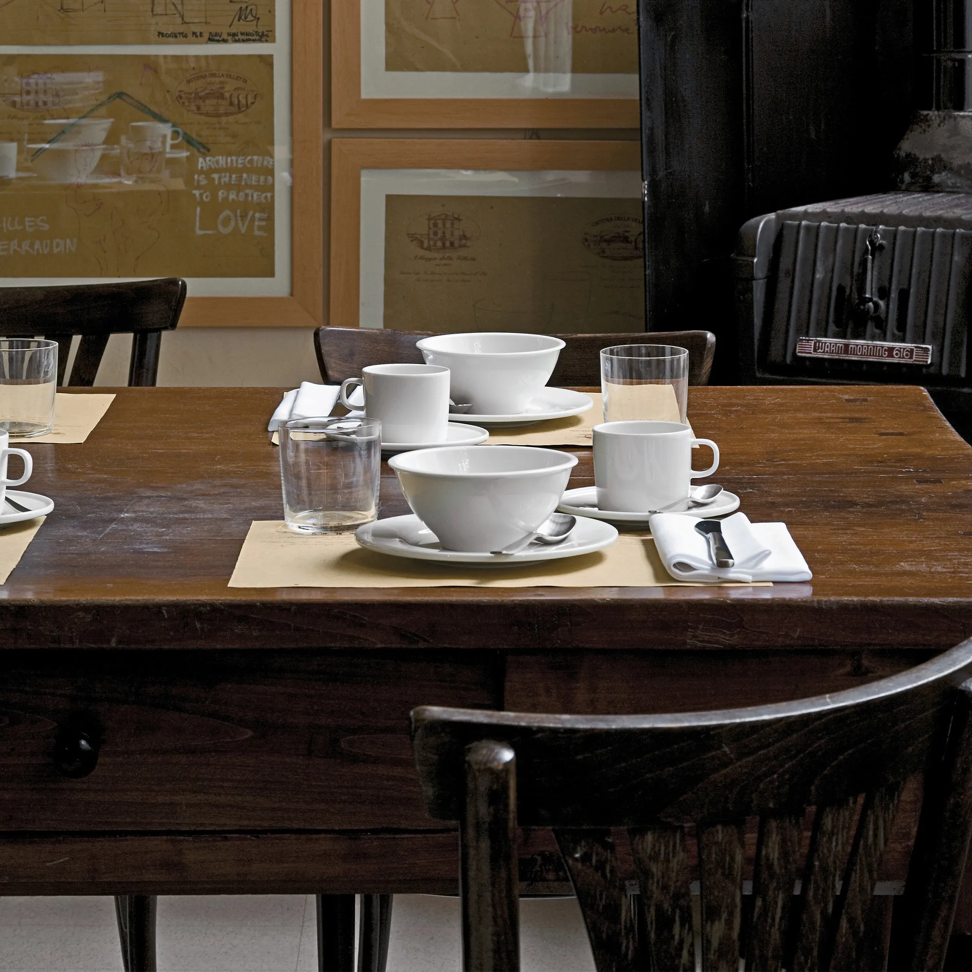 PlateBowlCup Tea Saucer 4 Pieces - 3