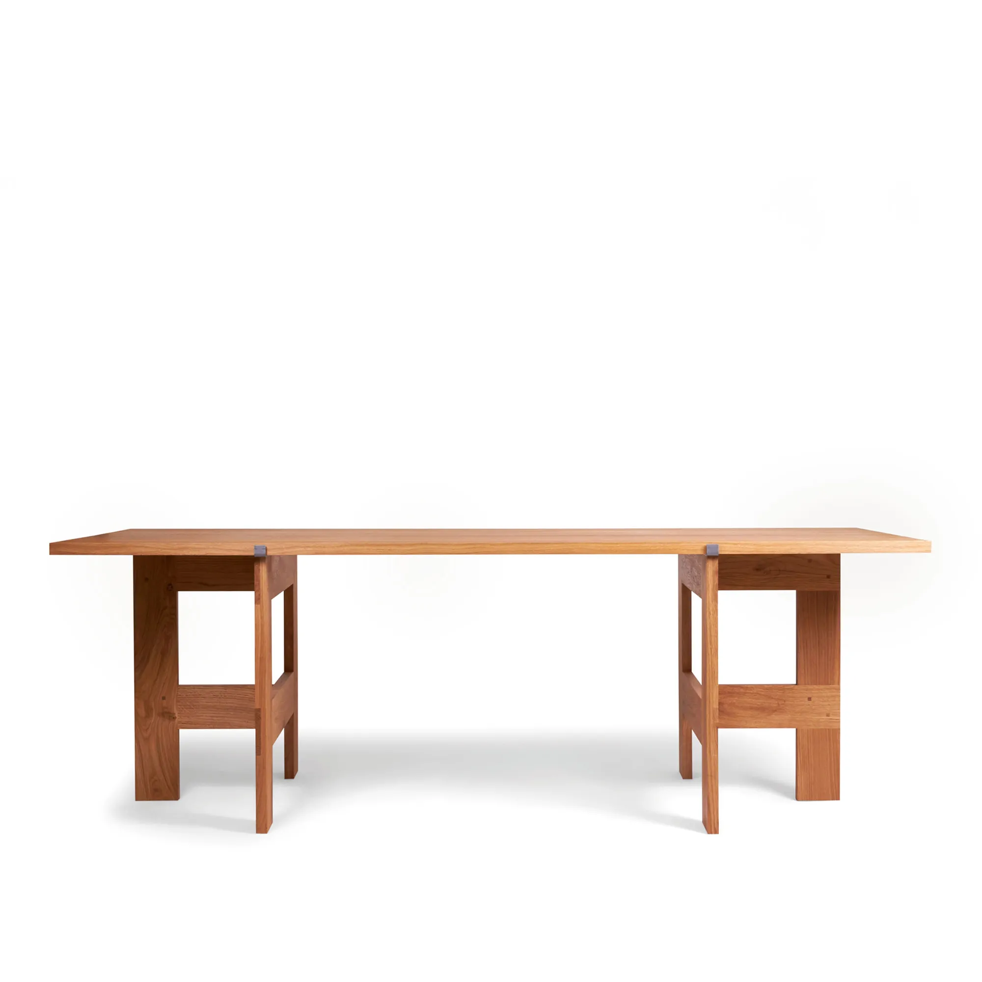 Farmhouse Trestle Planks eettafel - 1