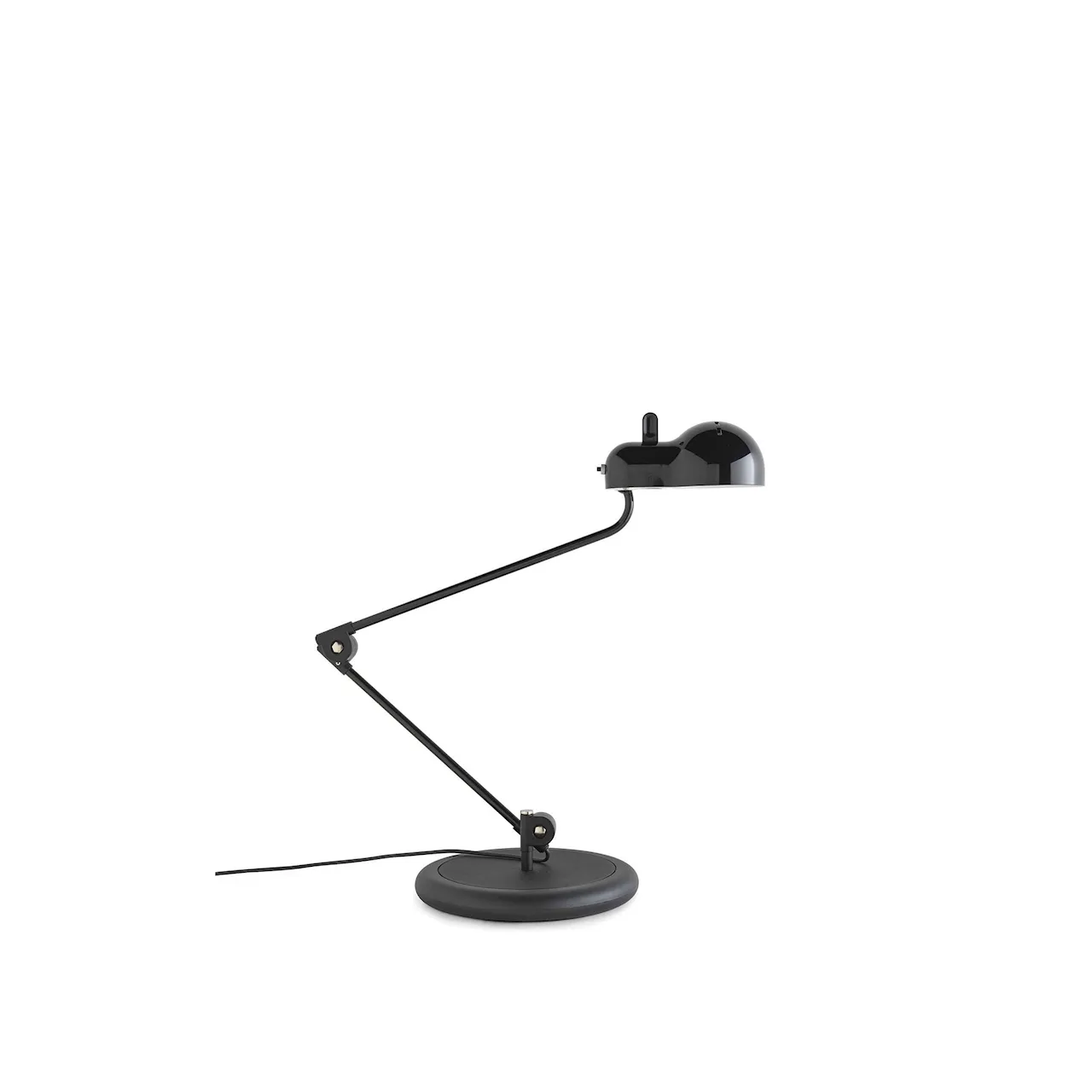 Topo Table Lamp, Chrome/Black