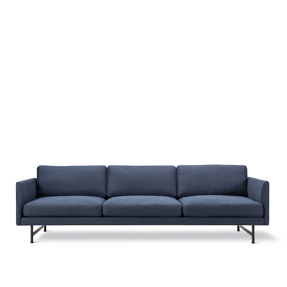Calmo 3-personers sofa sort metal