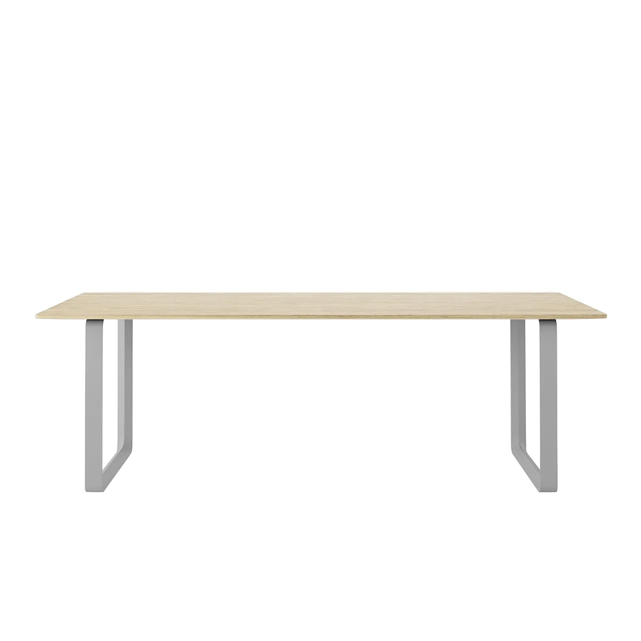 70/70 Table, Large, Solid Oak/Grey