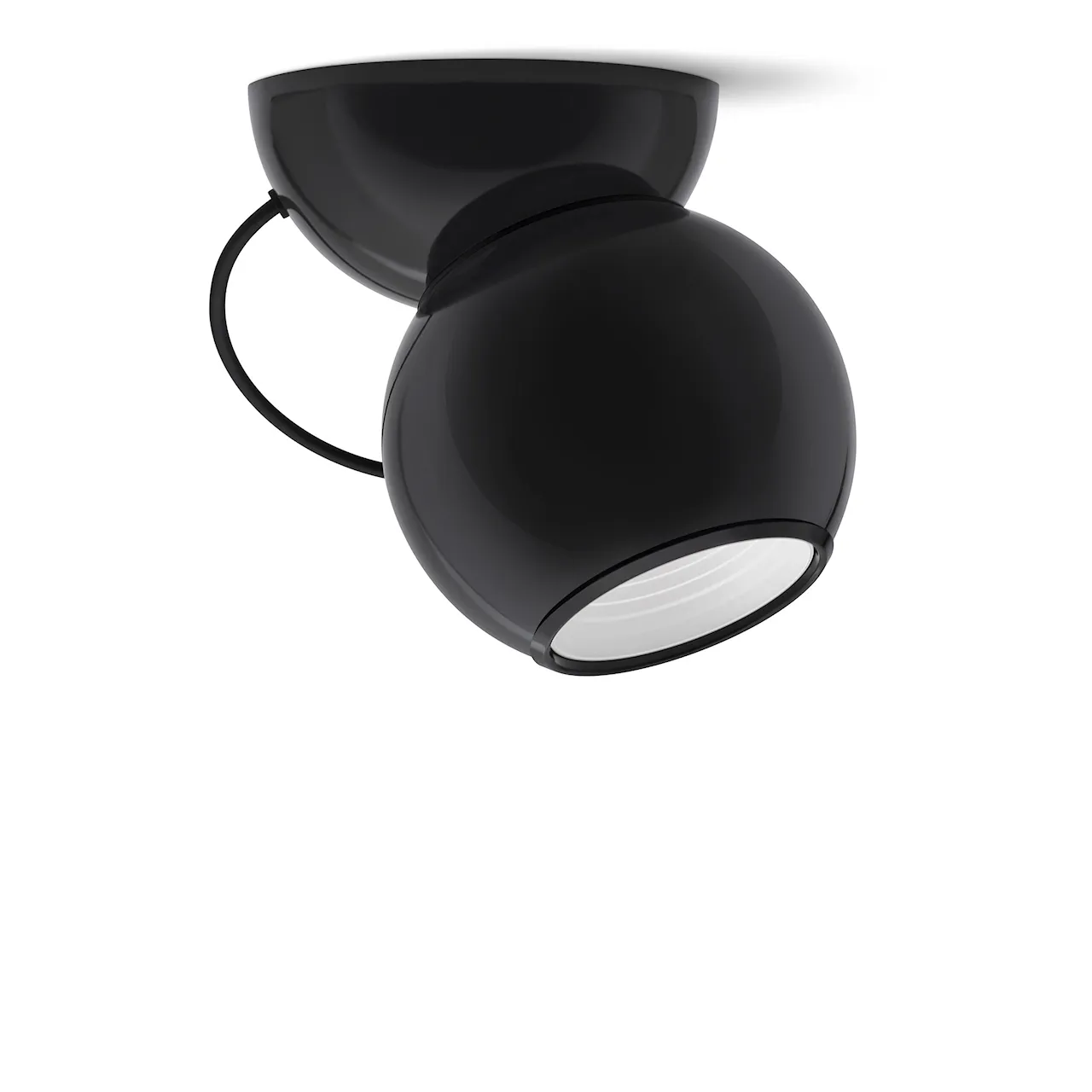 Gravitino 541 Ceiling Light - Glossy black RAL 9005