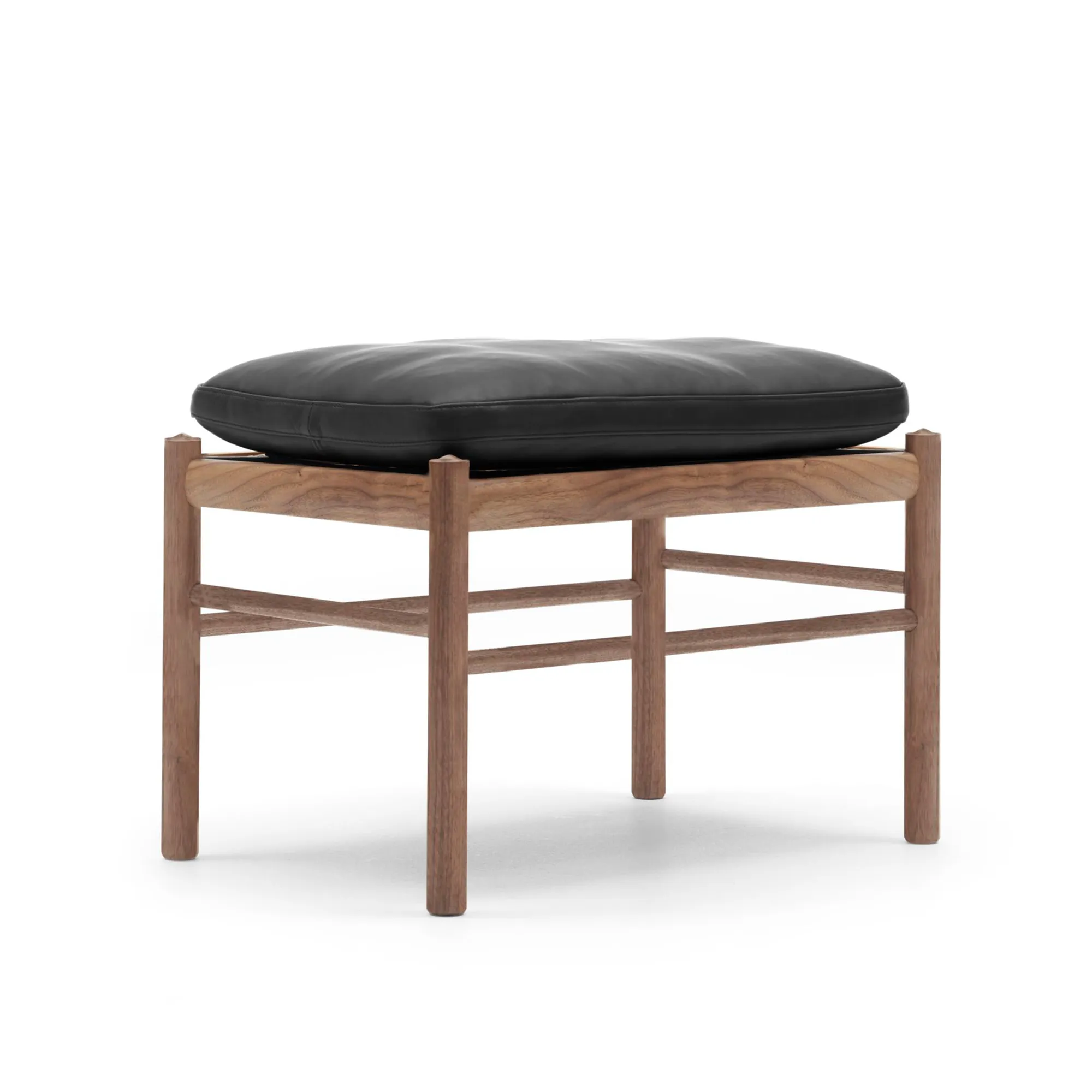 OW149F Colonial Footstool Walnut - 2