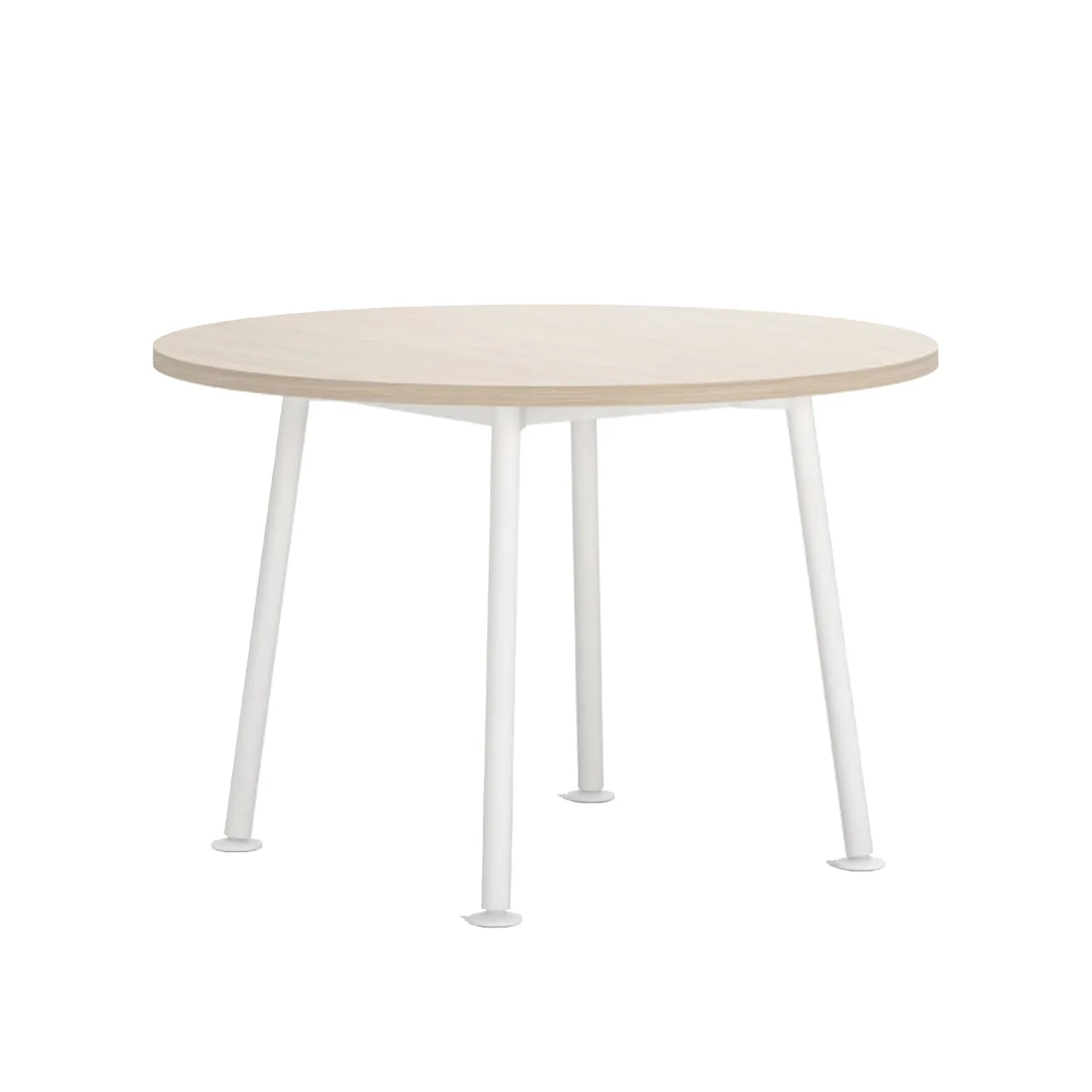 Landa Table - H730, Round D1100, White Laminate - White