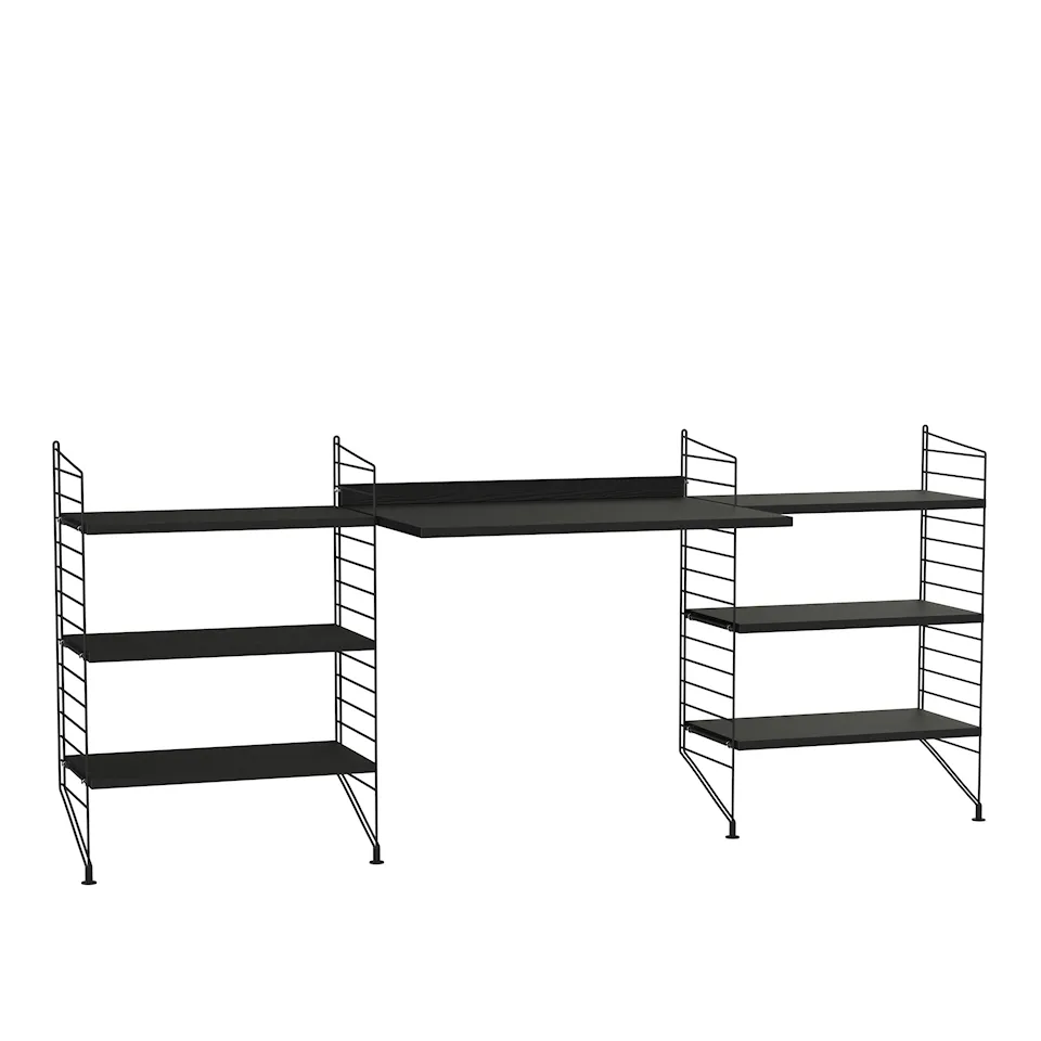 Office shelving system D black/black