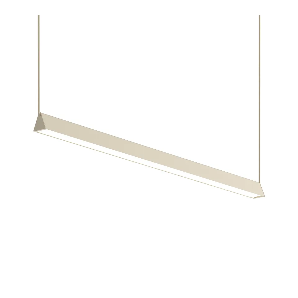 Mile 04, Single mounting, Beige (fixture, wires, anchors), White canopy