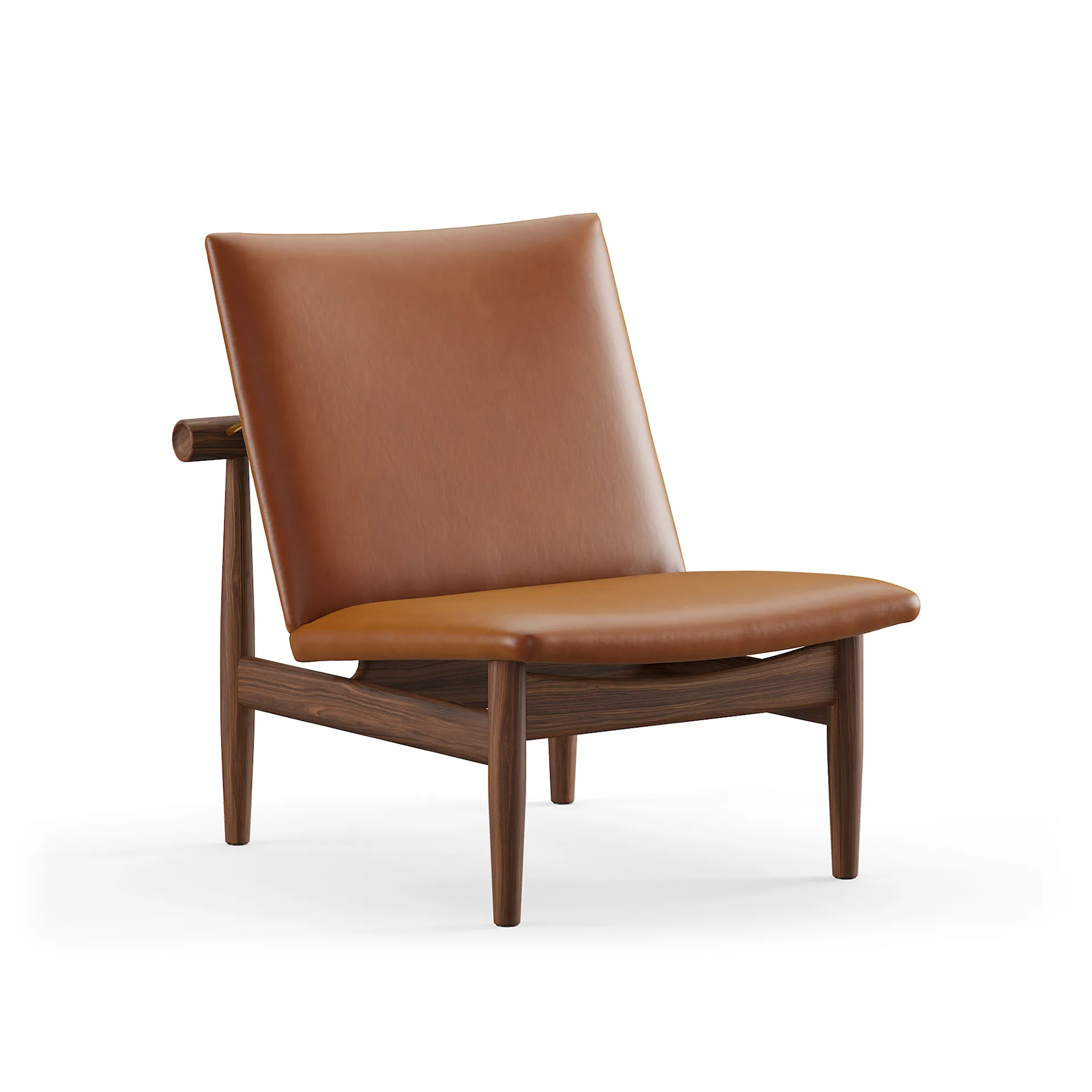 Japan Chair, Oak, Leather Group 2, Nevada NV2488S Cognac - House of Finn Juhl - Finn Juhl - NO GA