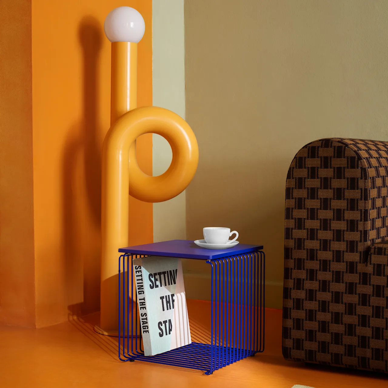 Panton Wire Single Shelf 35 cm