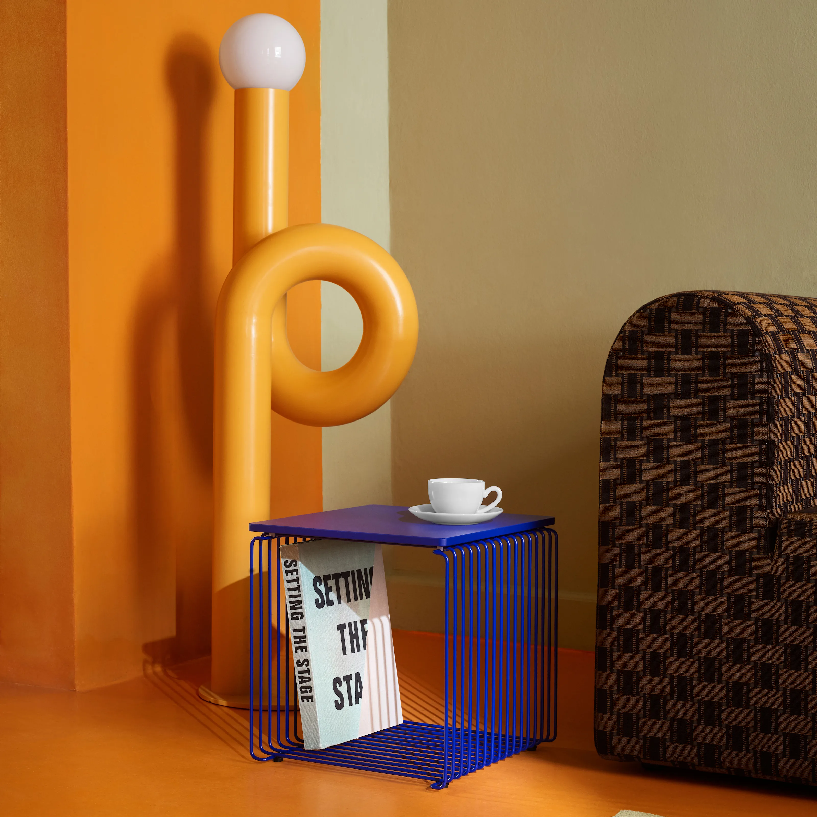 Panton Wire Single Shelf 35 cm - 2