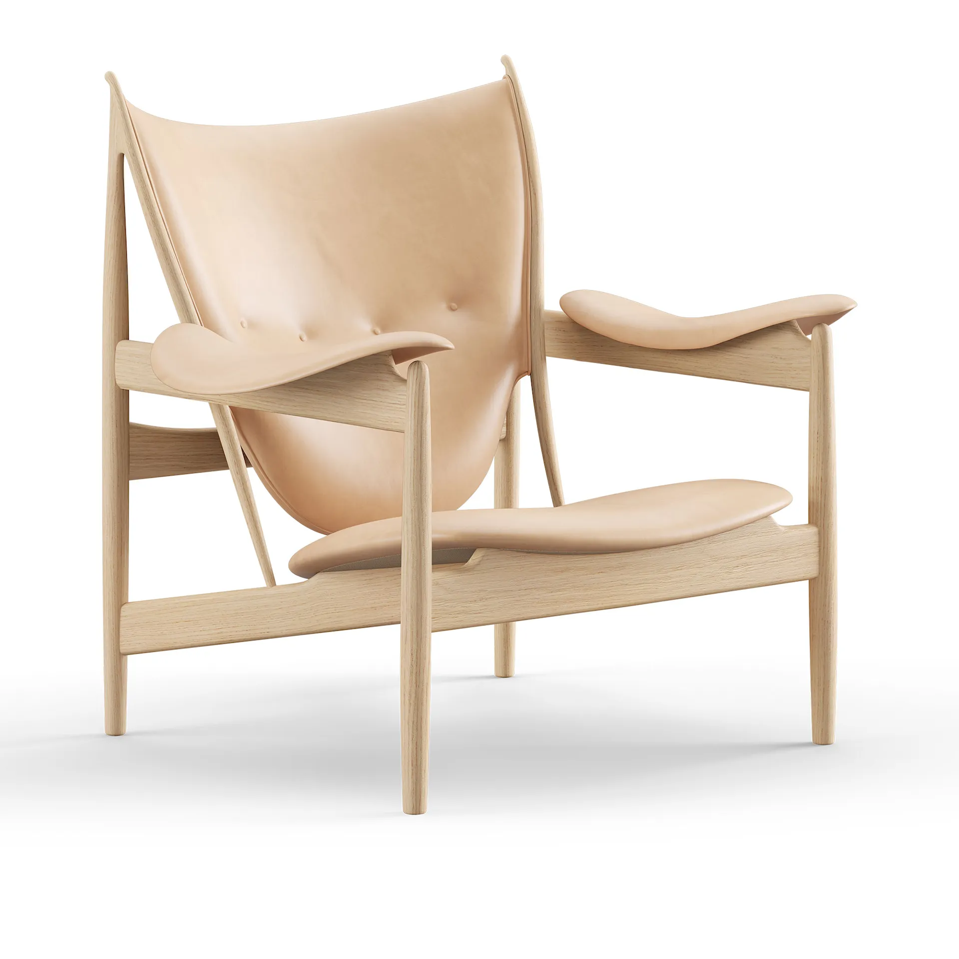 Chieftain Chair, Walnut, Leather Group 4, Elegance Black 20198 - House of Finn Juhl - Finn Juhl - NO GA