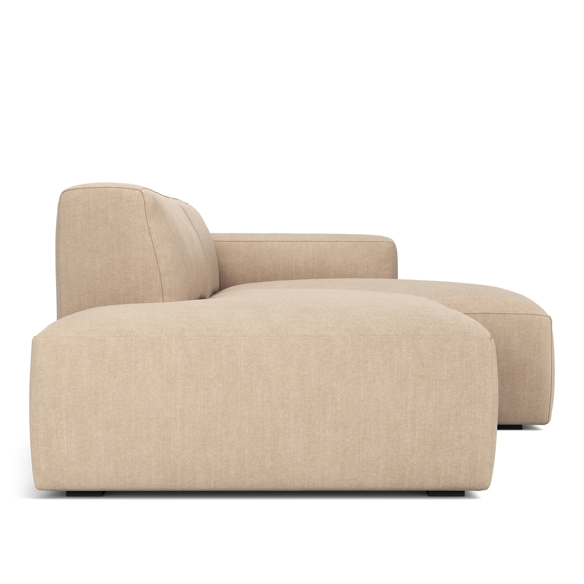 Brick 2-zitsbank met chaise longue open uiteinde links - 3