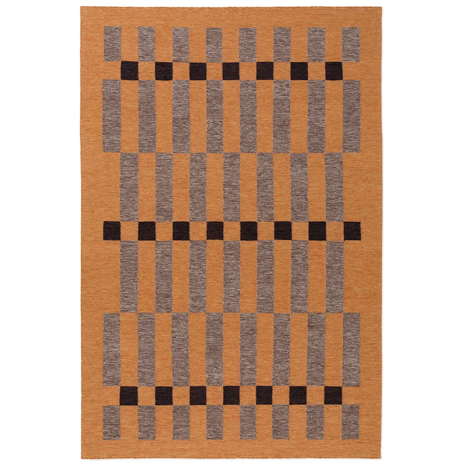Tradition 01 Orange wool rug