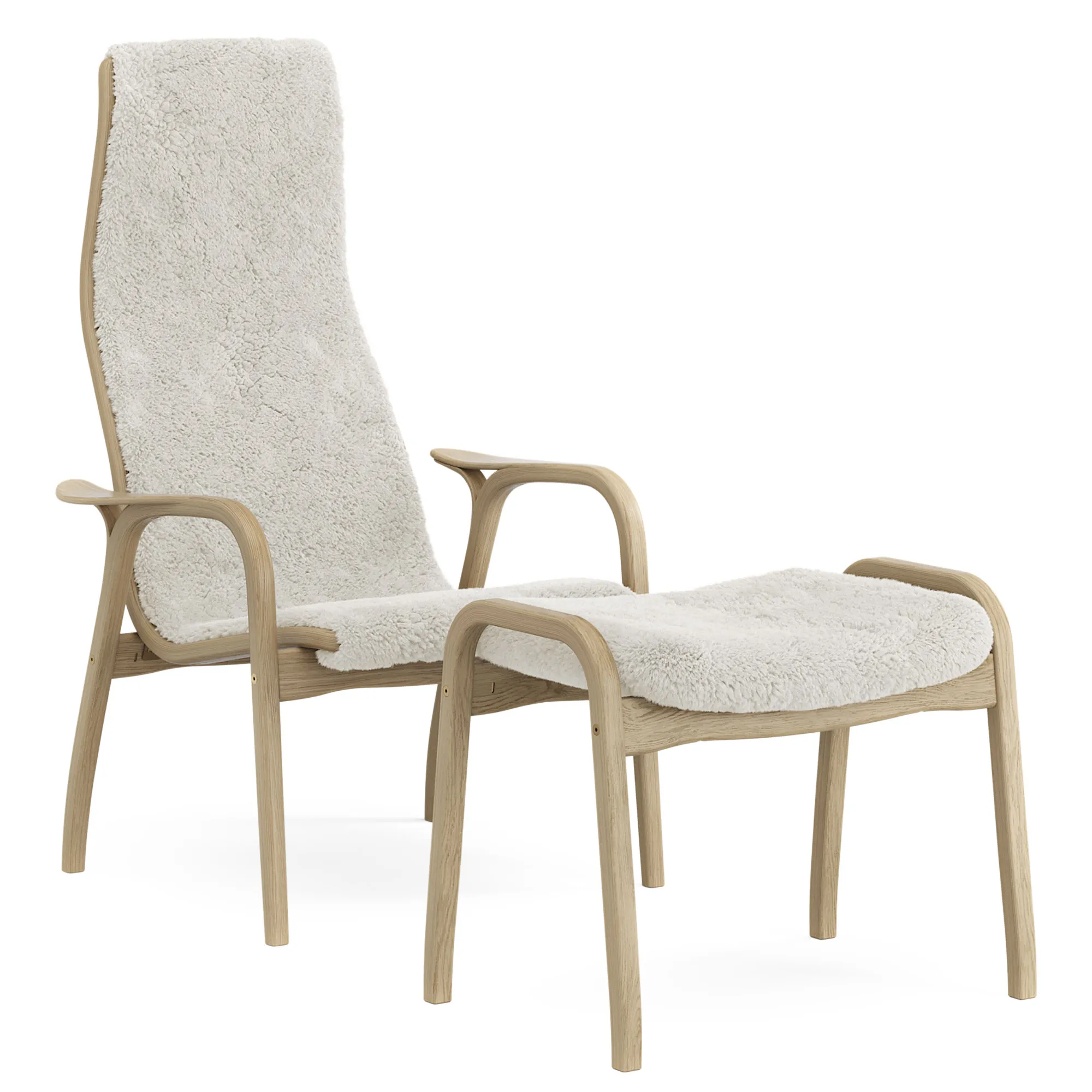 Lamino armchair and footstool - 1