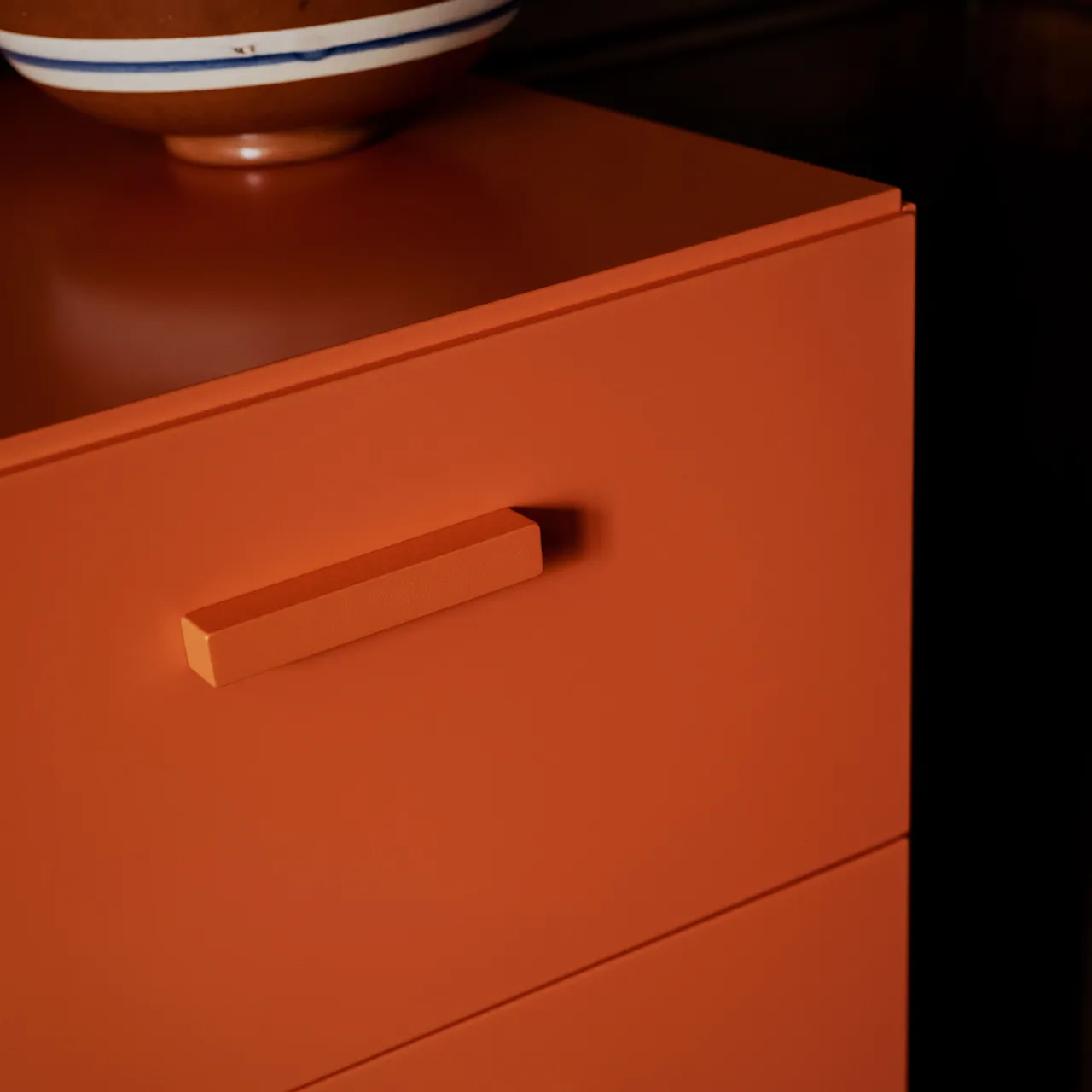 Relief Chest of Drawers Tall Legs