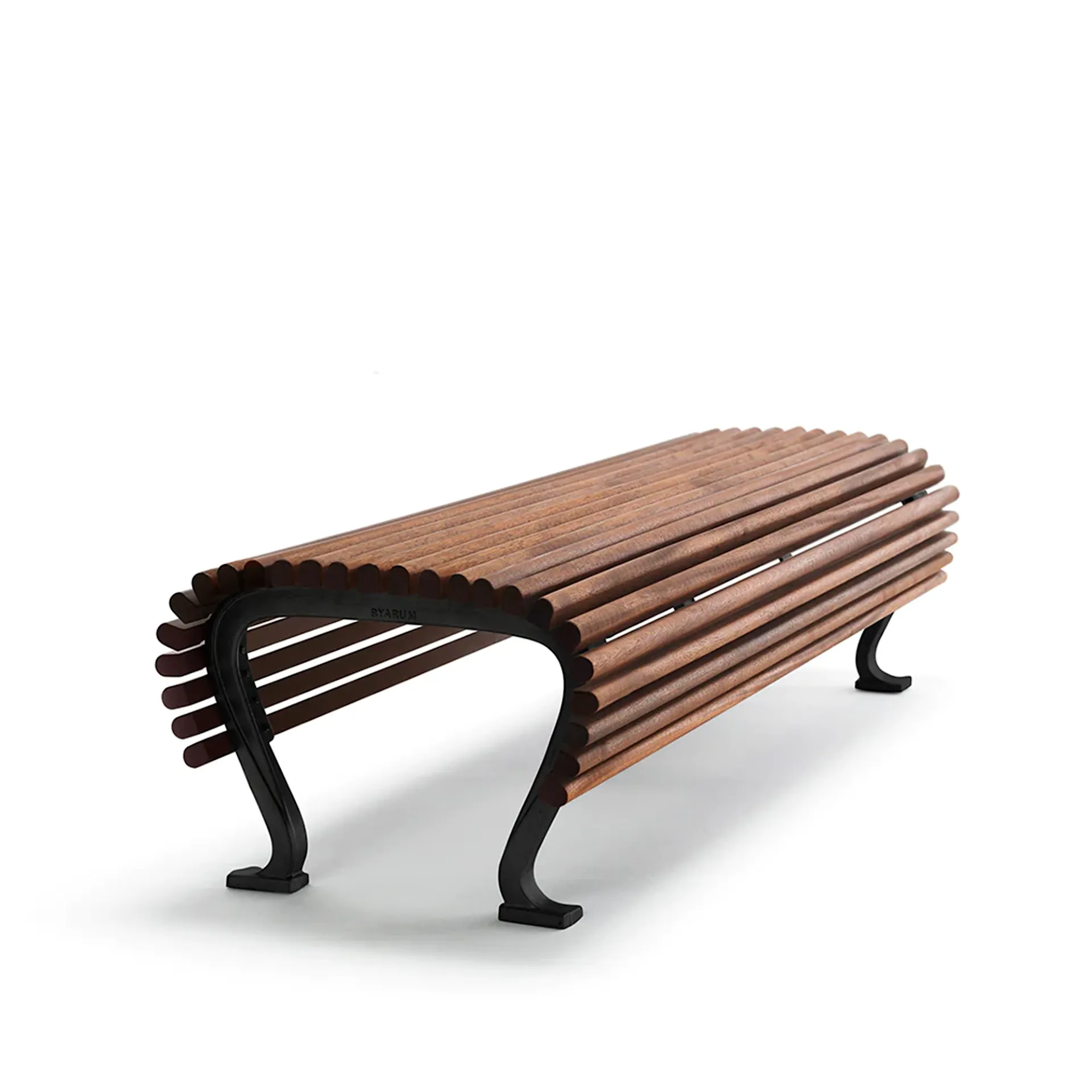 Jujol Bench Small Oiled Mahogany - Byarums Bruk - NO GA