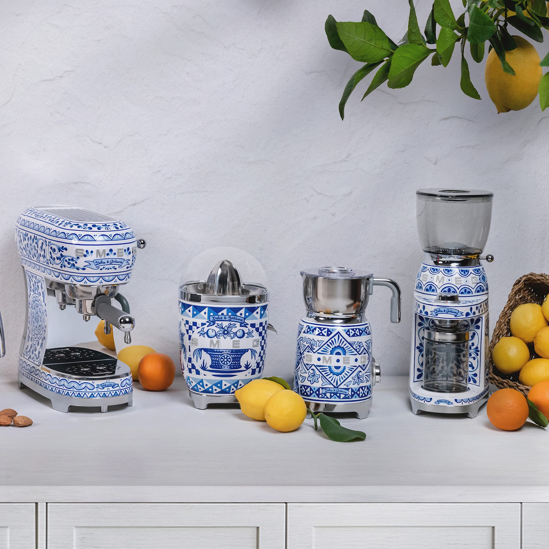 Smeg Citrus Juicer Dolce&Gabbana Blue - Smeg - NO GA