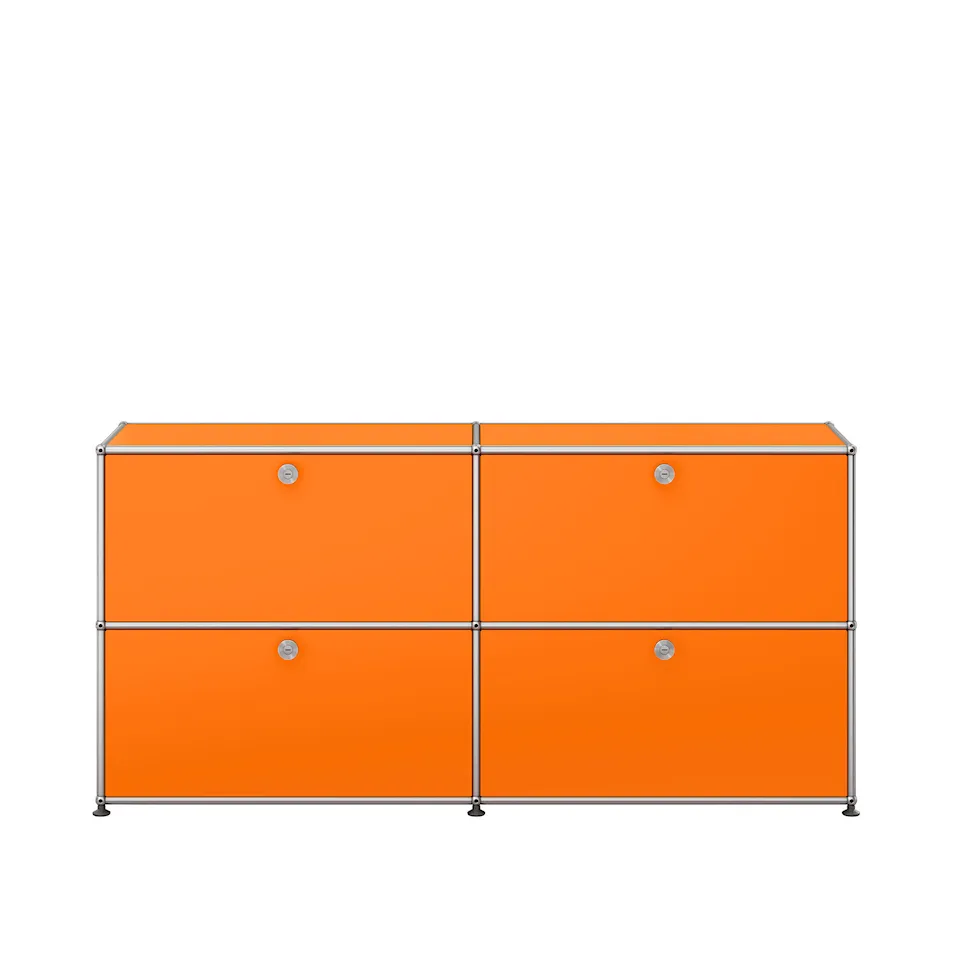 USM Haller 4 skænk, Pure Orange