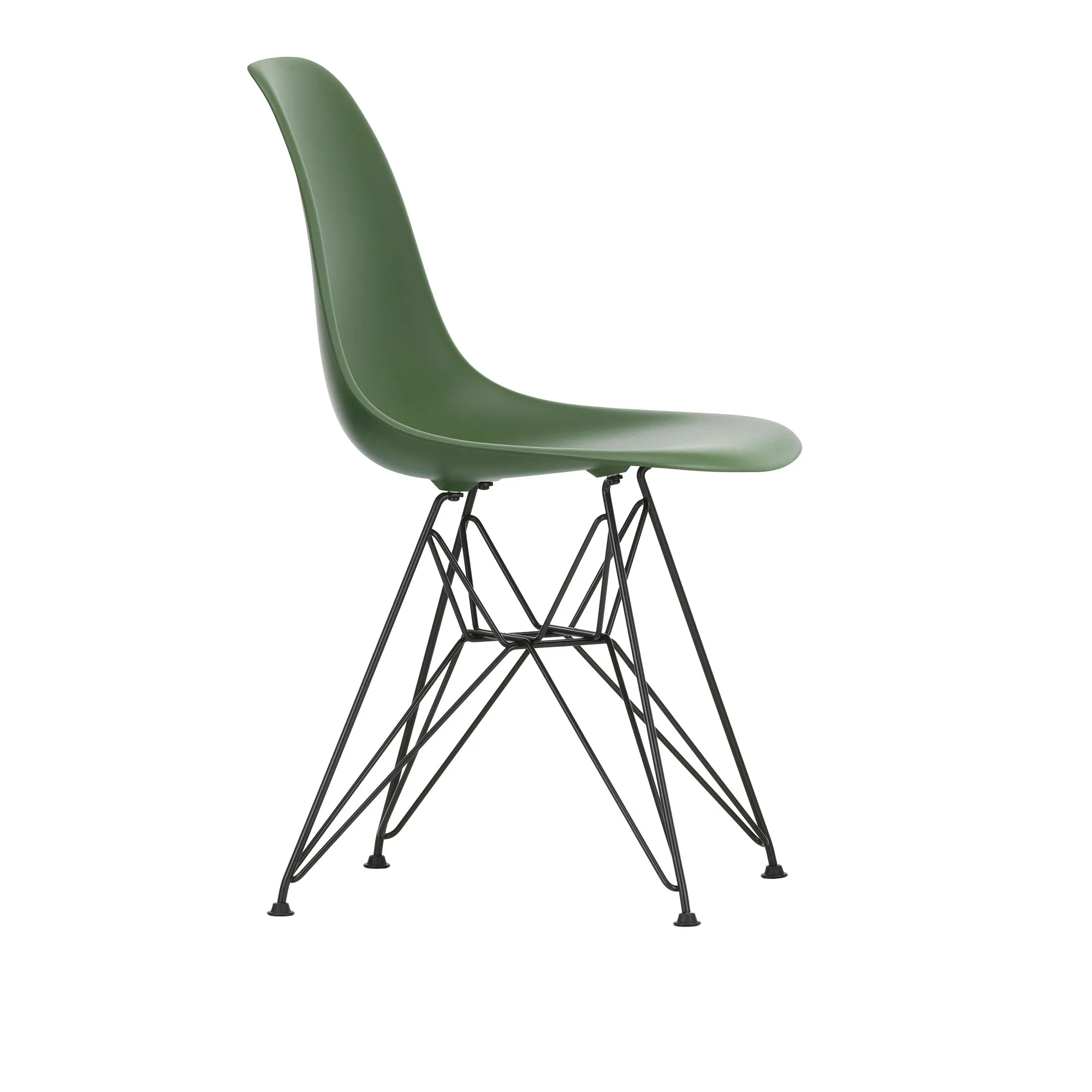 Eames RE Plastic Chair DSR Basic Dark - 1