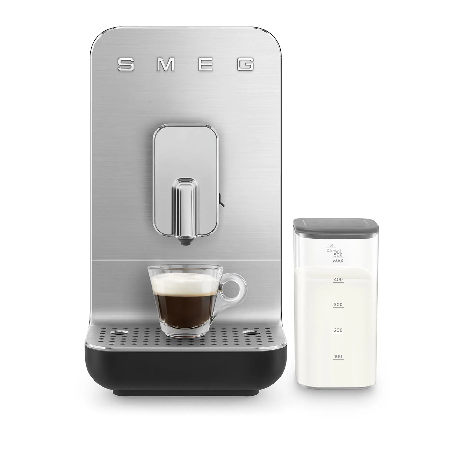 Smeg Automatic Coffee Machine With Milk System Black - Smeg - NO GA