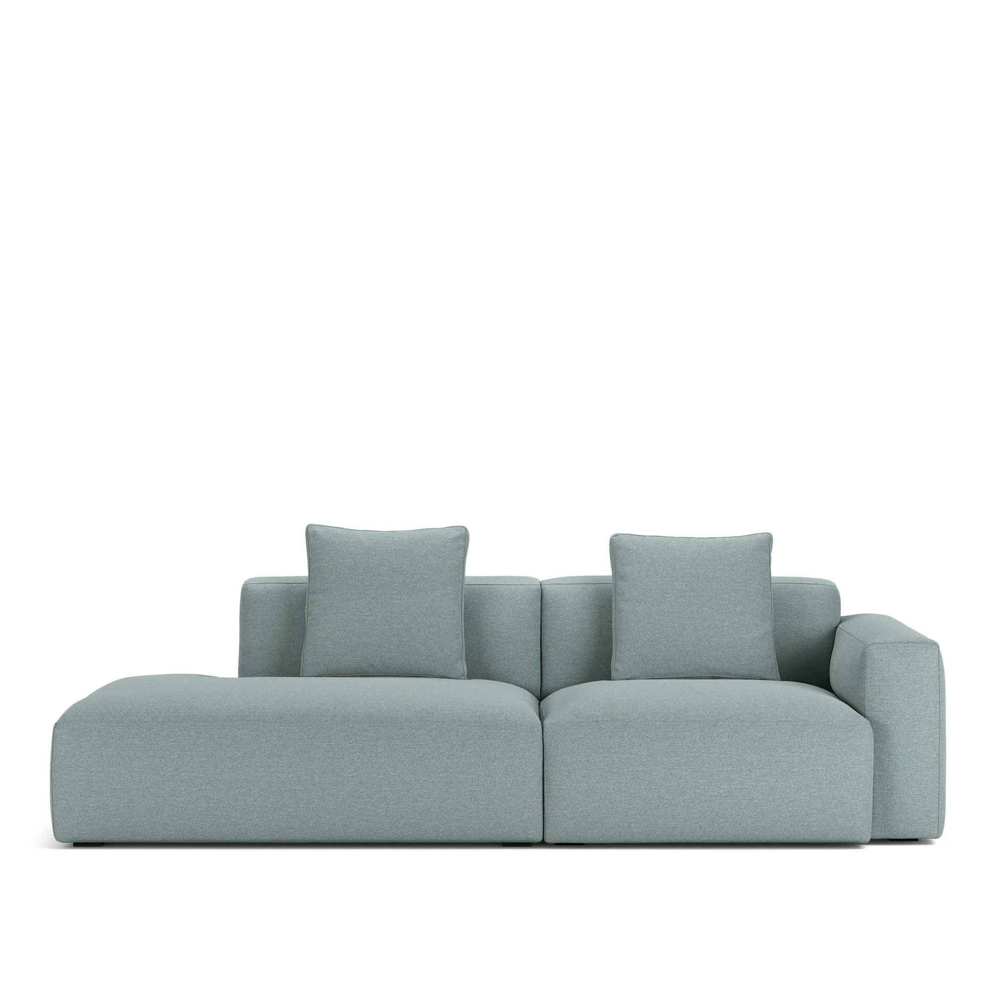 Brick 2-Seater Open End Left - 10