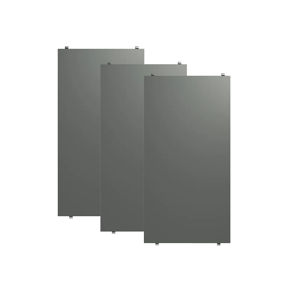 Legplank 58x30cm 3-pack mörkgrijs
