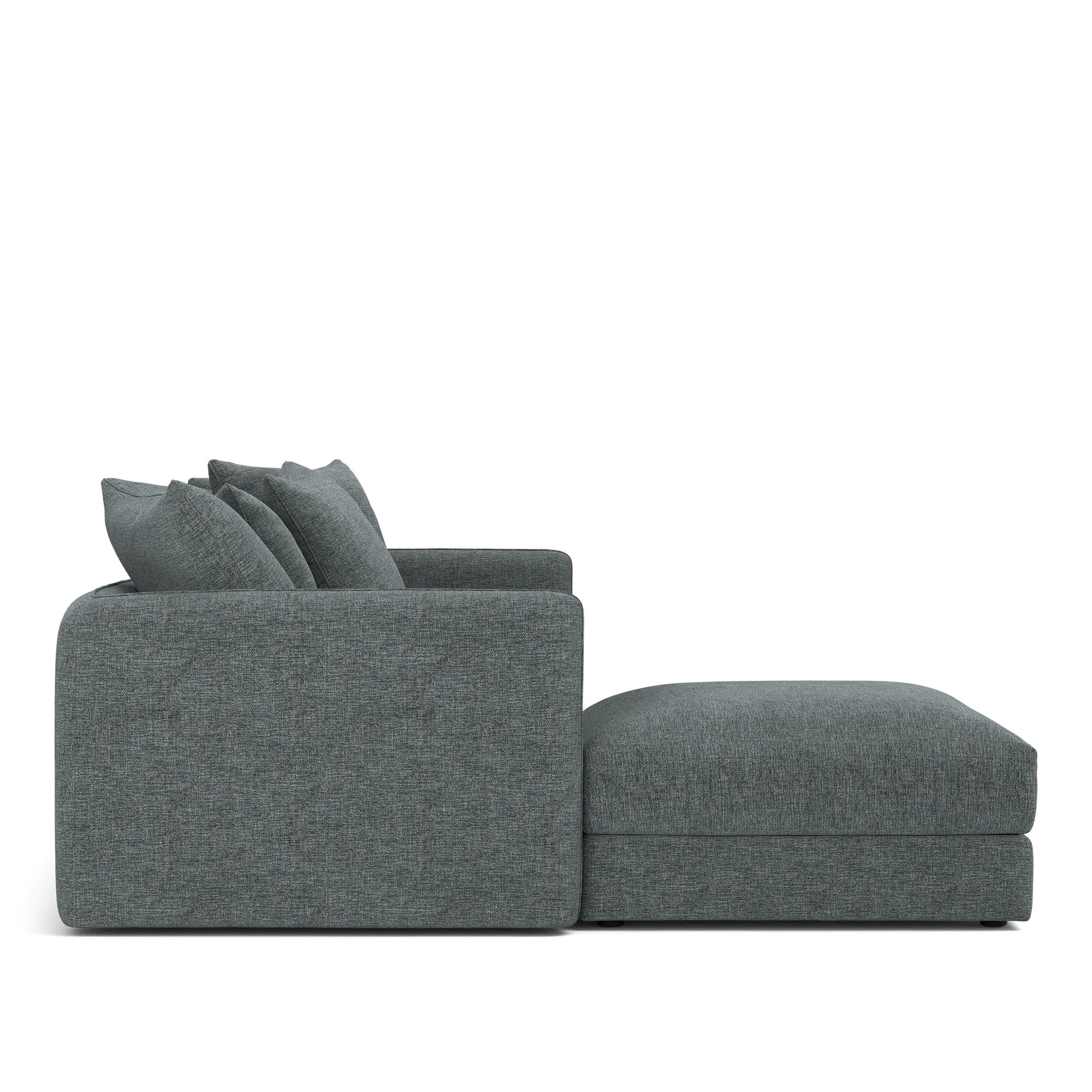 Pavarotti 01 3-personers sofa med fodskammel - 5