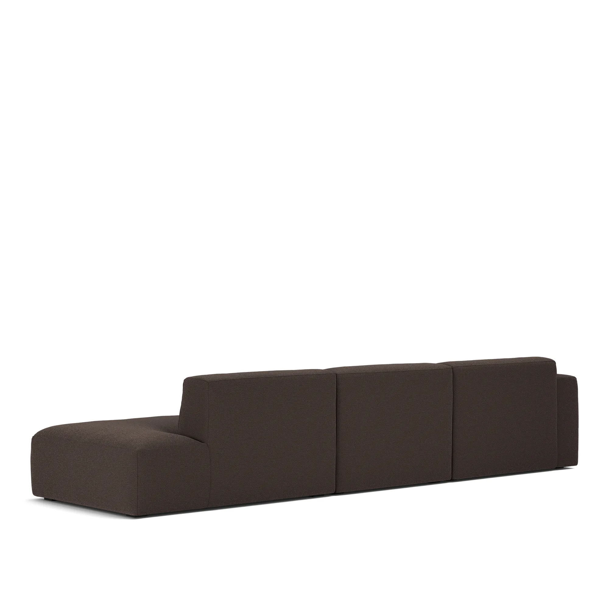 Brick 3-Seater Chaise Lounge Open End Right - 7