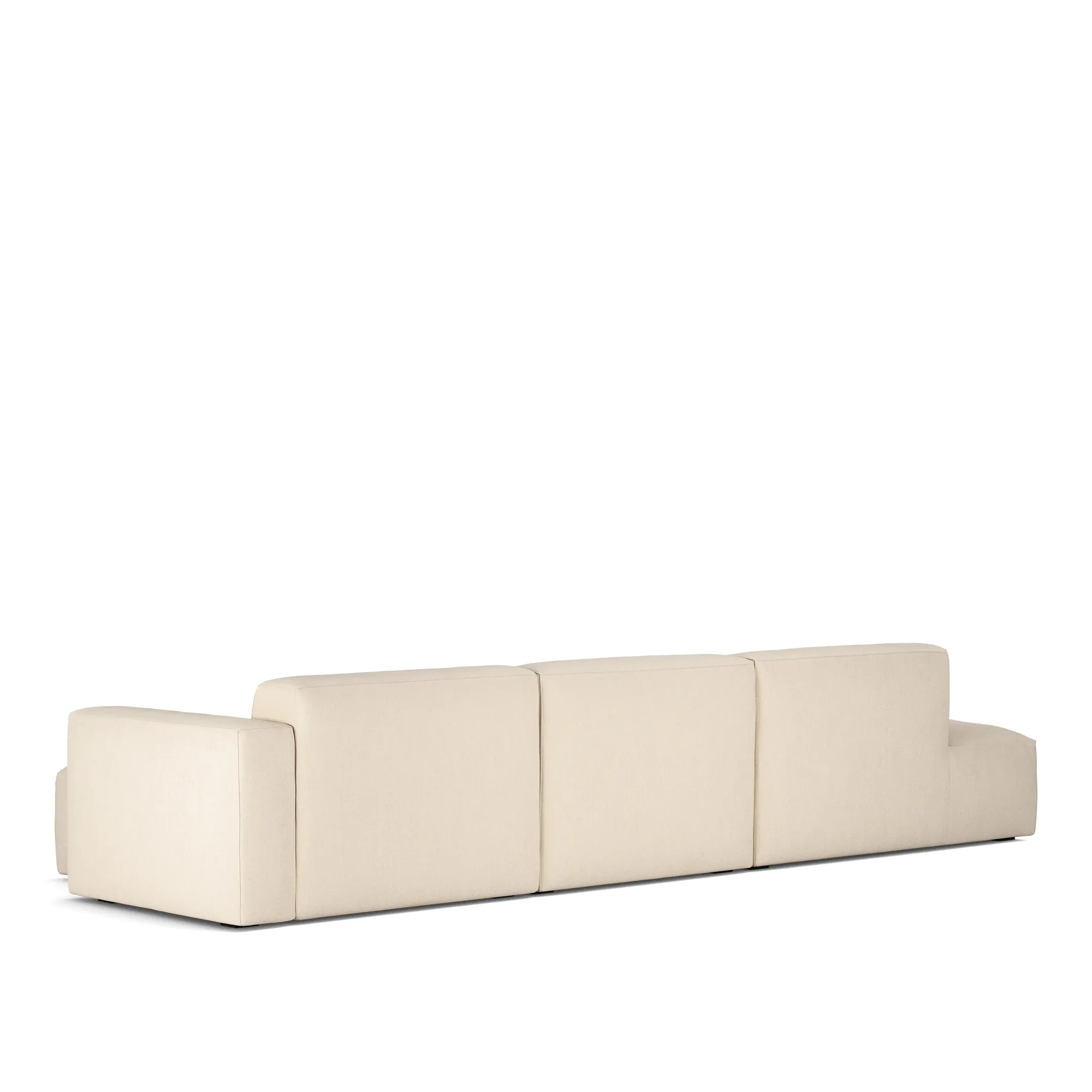 Brick 3-Seater Chaise Lounge Open End Left - 7