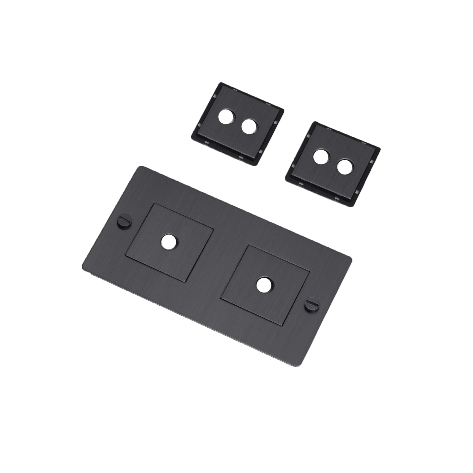 2G Wall Plate Horizontal With Infills - 1