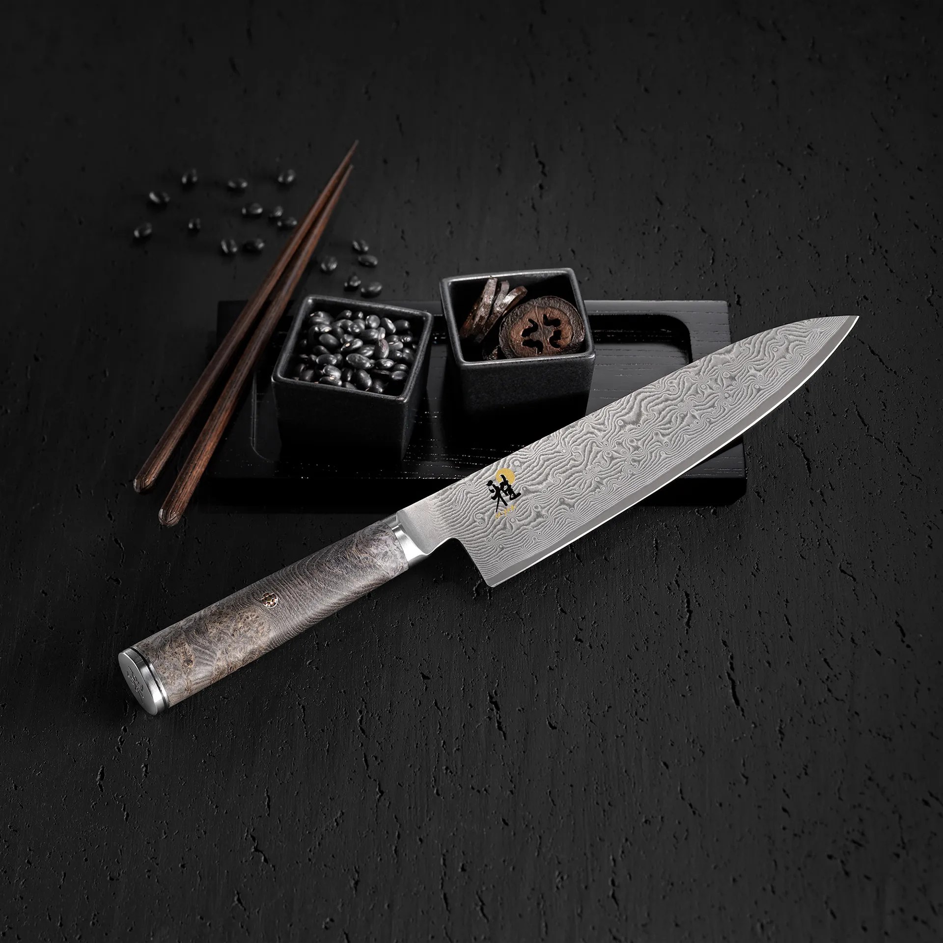 Black 5000MCD 67 Santoku 18 cm - Miyabi - NO GA