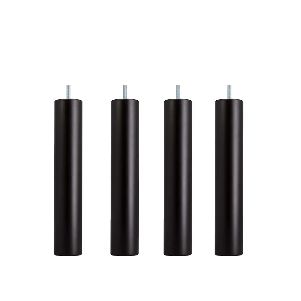 Dux SC bedpoten rond zwart 4-pack