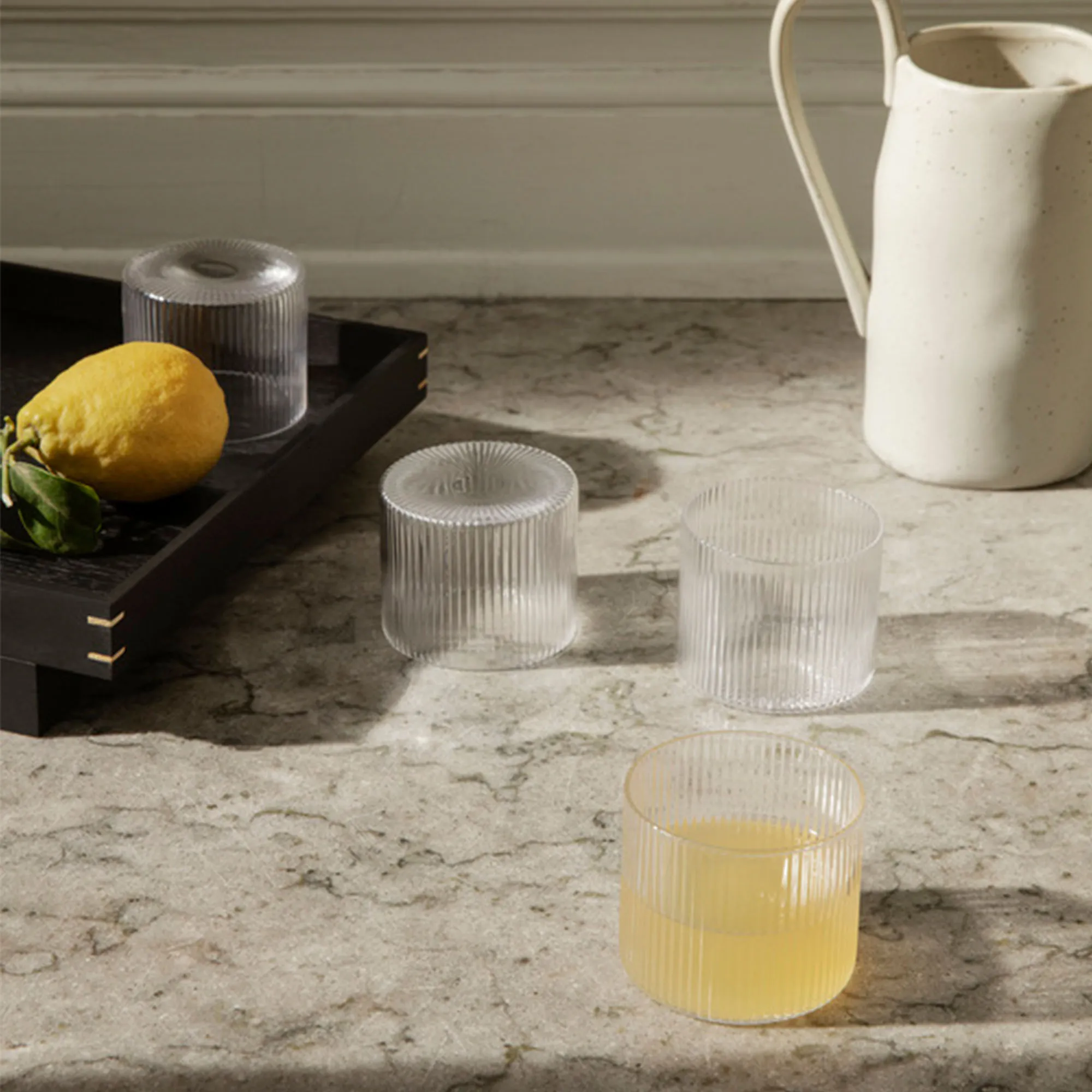 Ripple Low drikkeglas 4-pak - 6