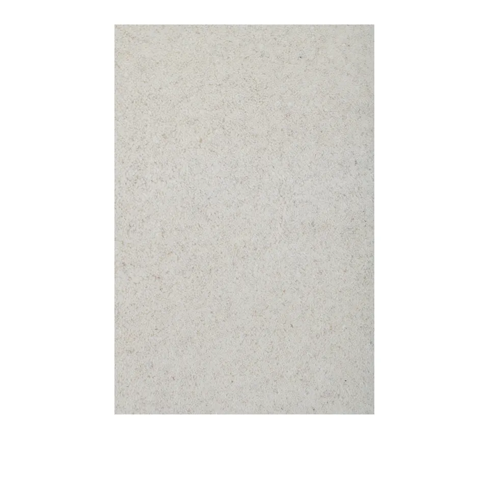 Solid Wool Rug - Platinum White