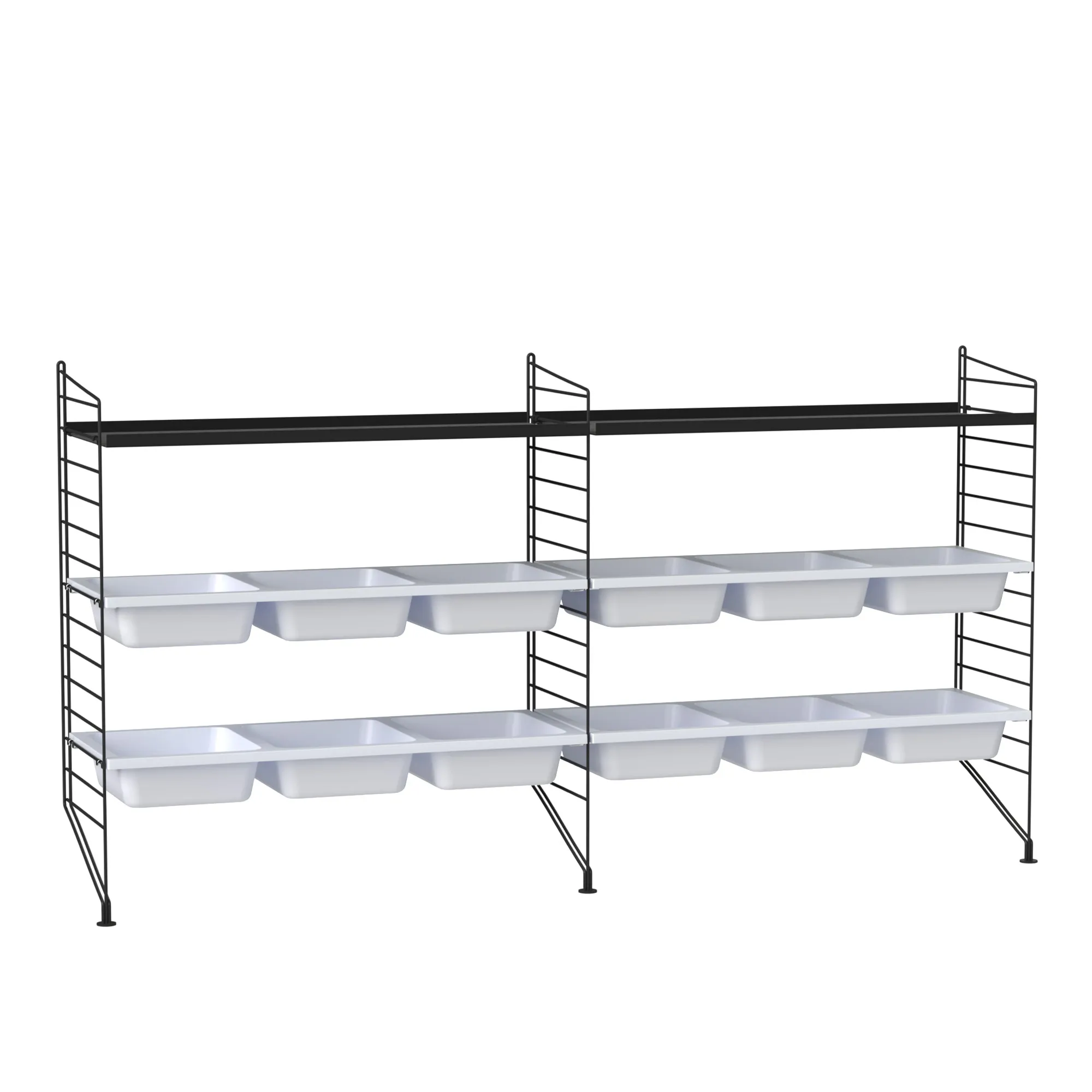 Kids room shelving system F - 1