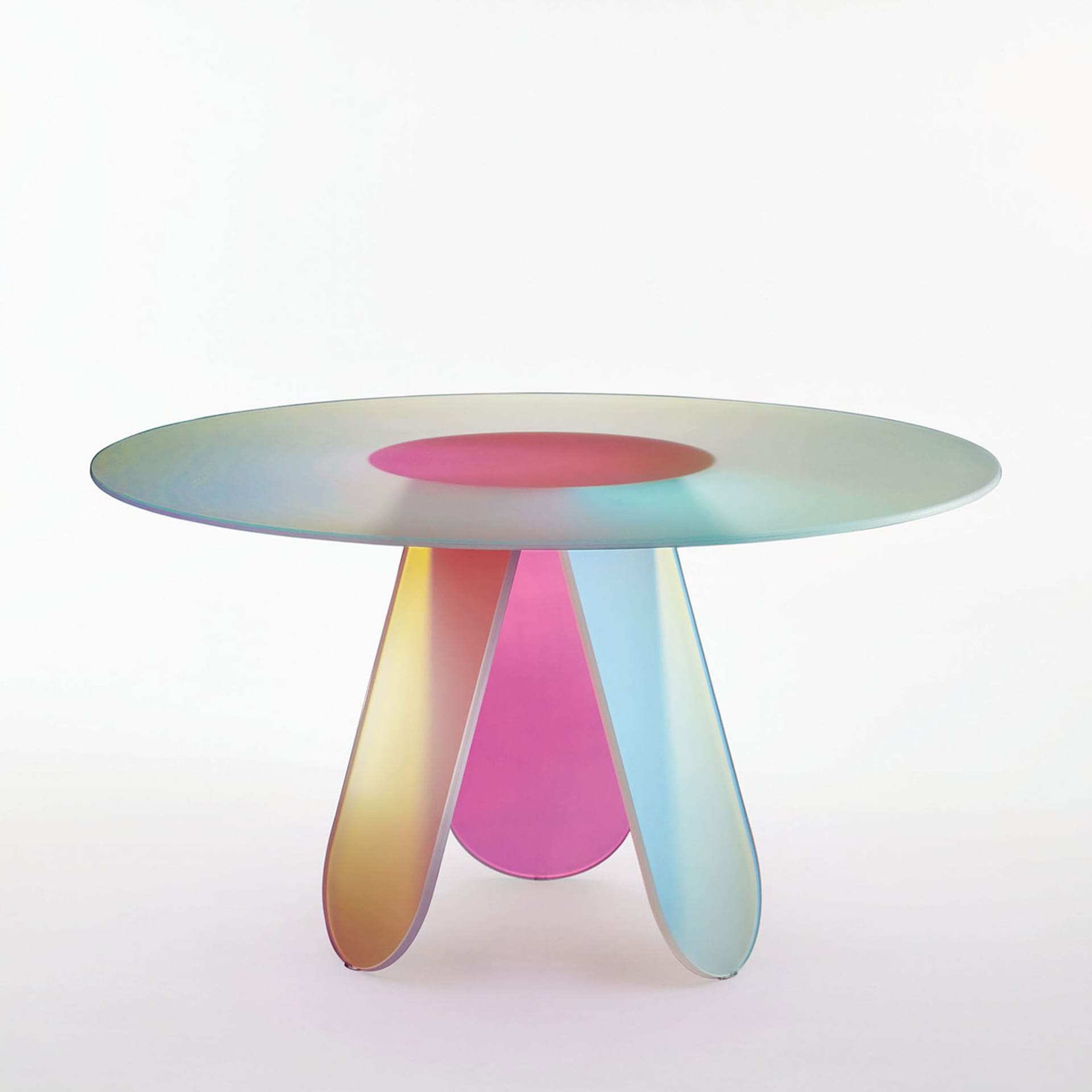 Shimmer Round Table - Glas Italia - Patricia Urquiola - NO GA