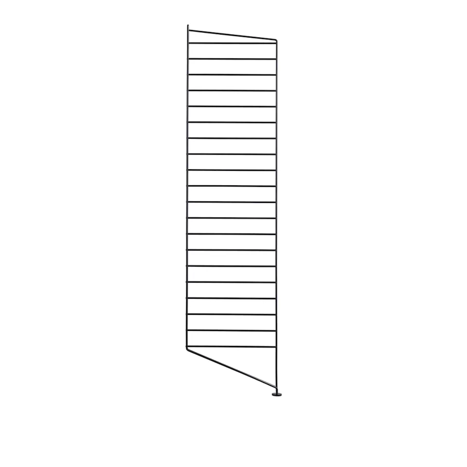Vloereindpaneel 115x30cm 1-pack zwart