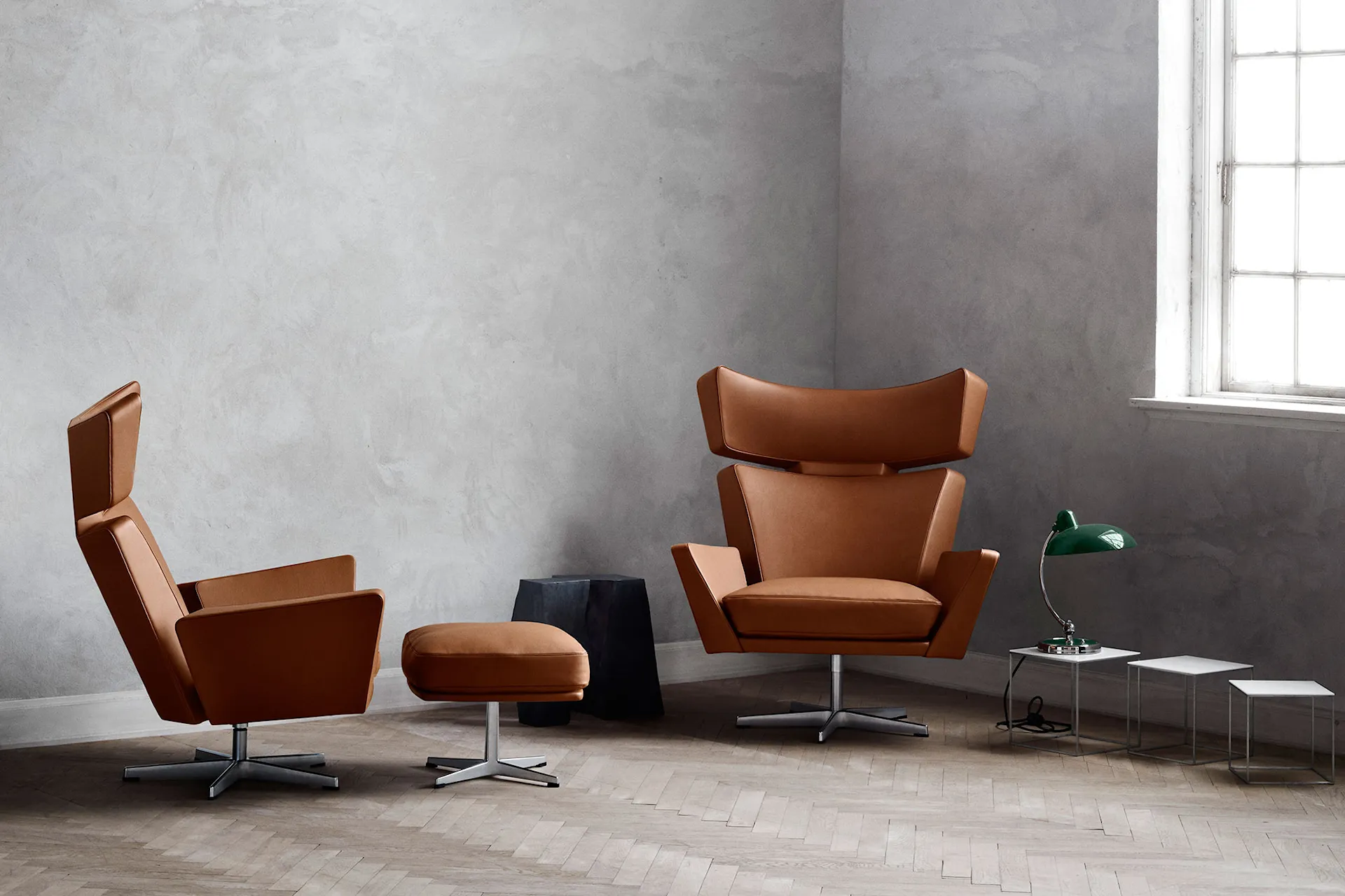 Oksen Footstool - Fritz Hansen - Arne Jacobsen - NO GA