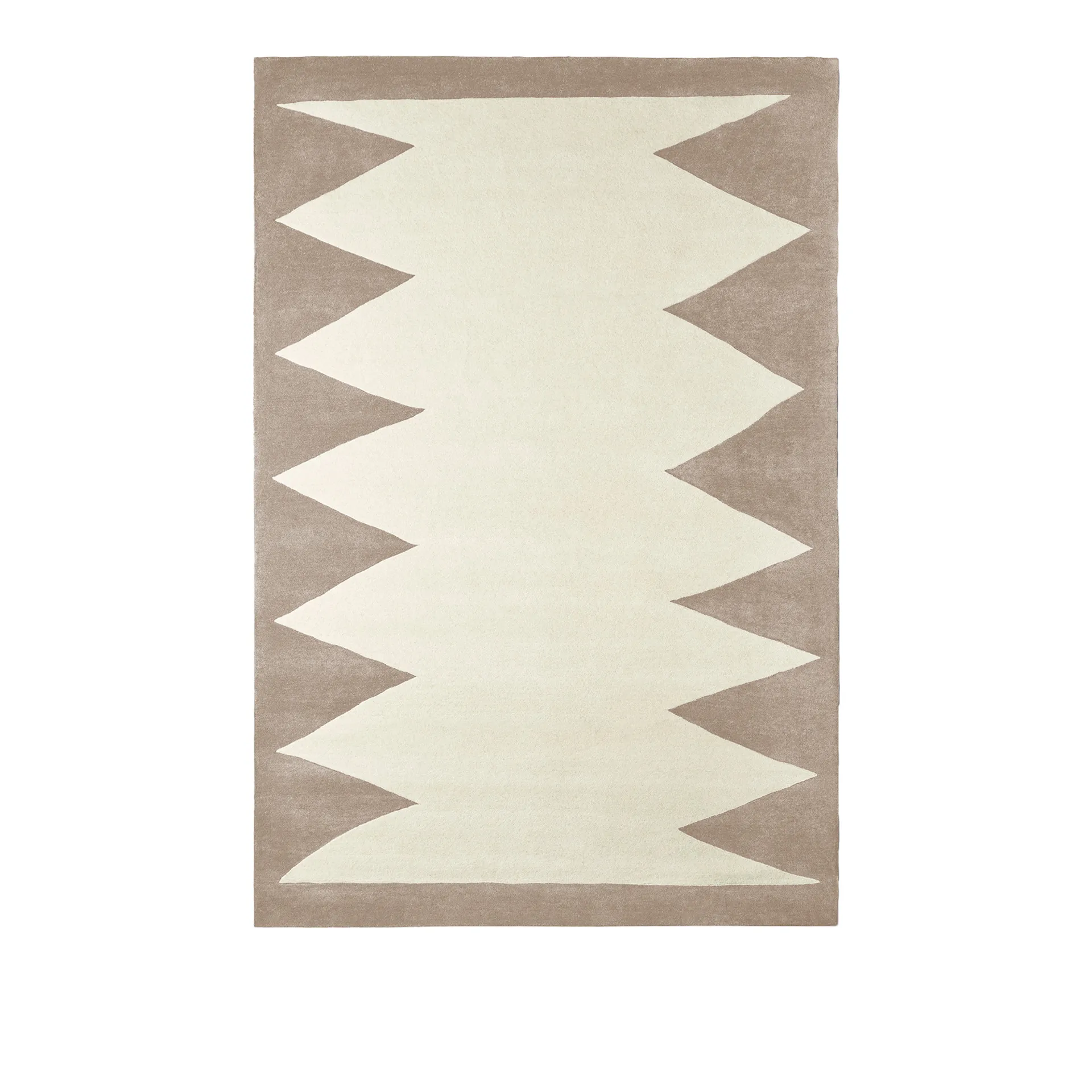 Zig Zag White / Beige - Dusty Deco - NO GA