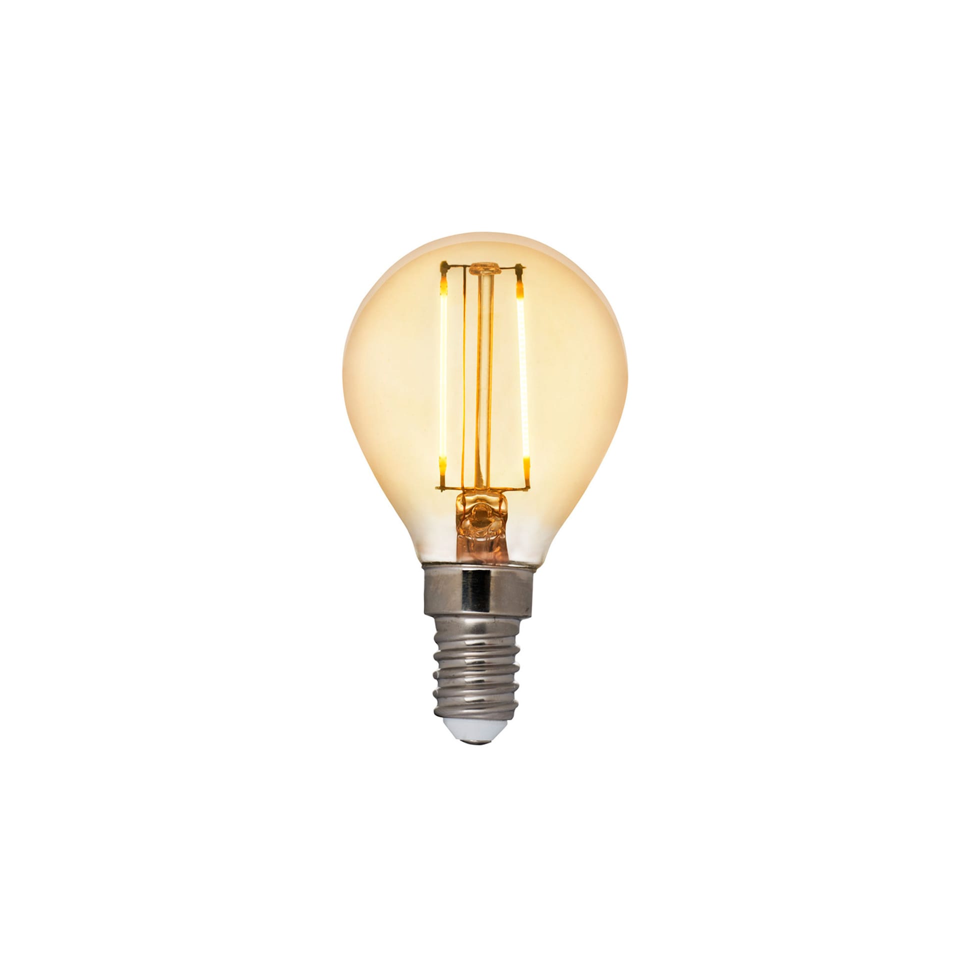 Filament LED Klotlampa Amber 5W E14 - Airam - NO GA