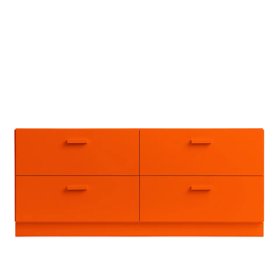Relief Chest of Drawers Low Plinth