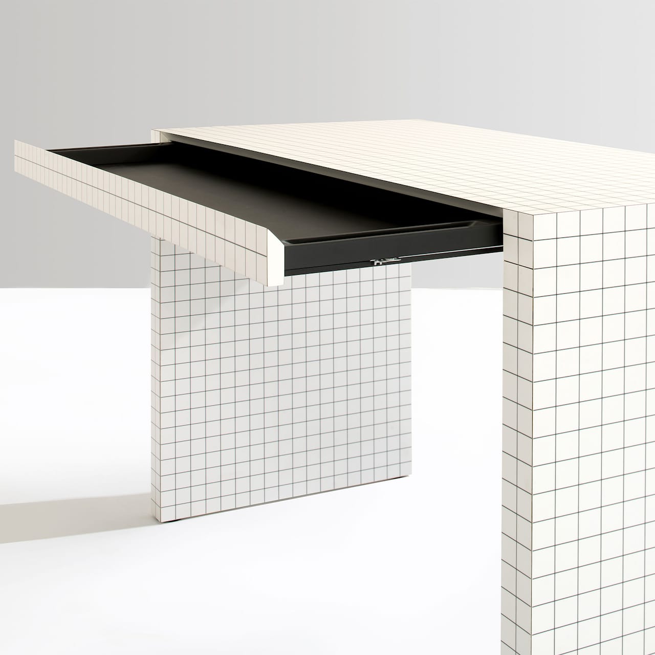 Quaderna 50 - Desk With Drawer