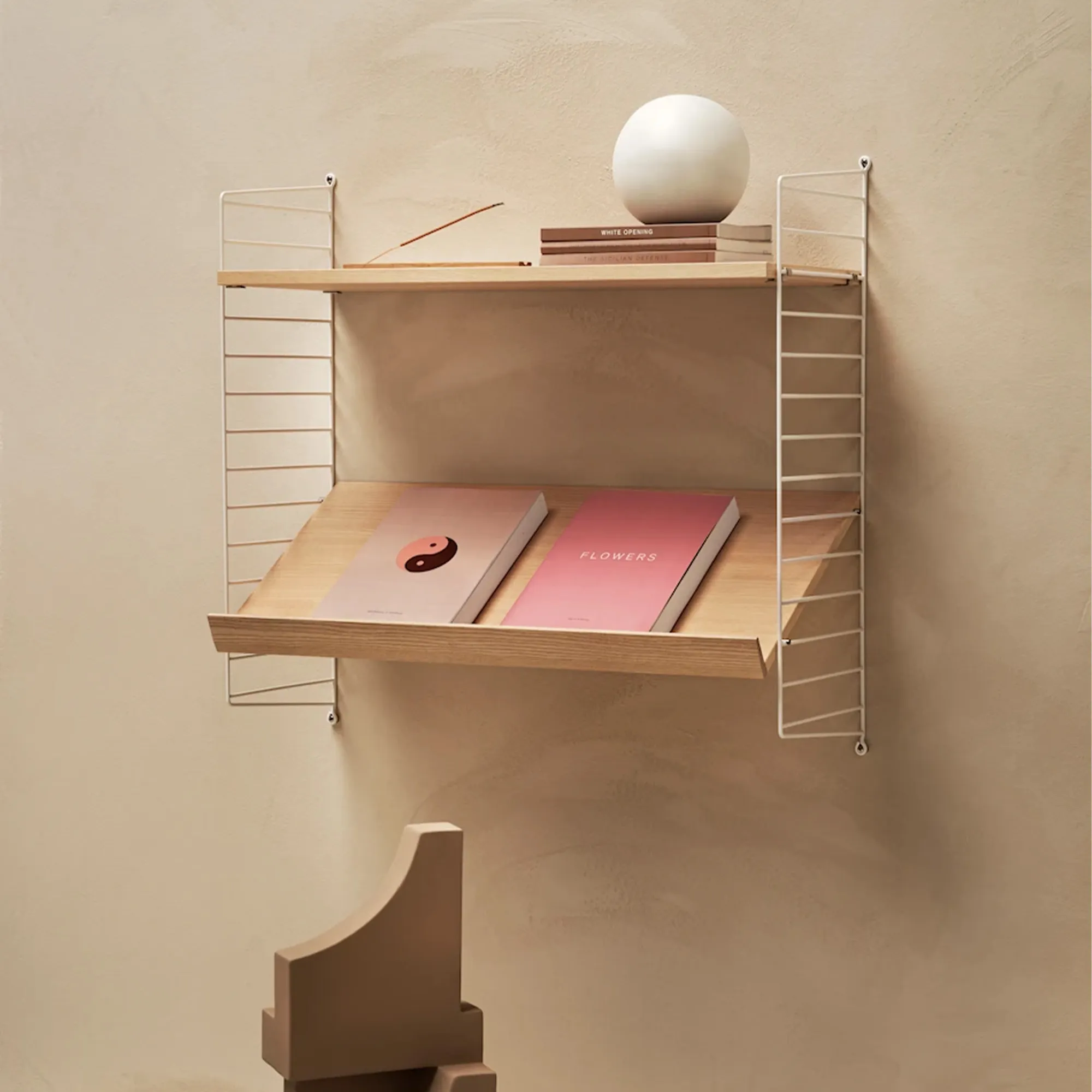 Tijdschriftenrek van hout 78 cm - 3