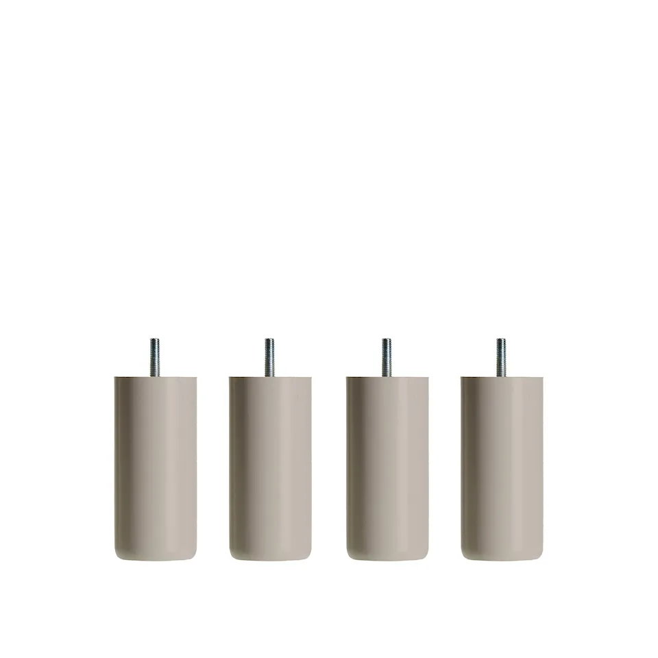 DUX SC bed leg round oatmeal 4-pack