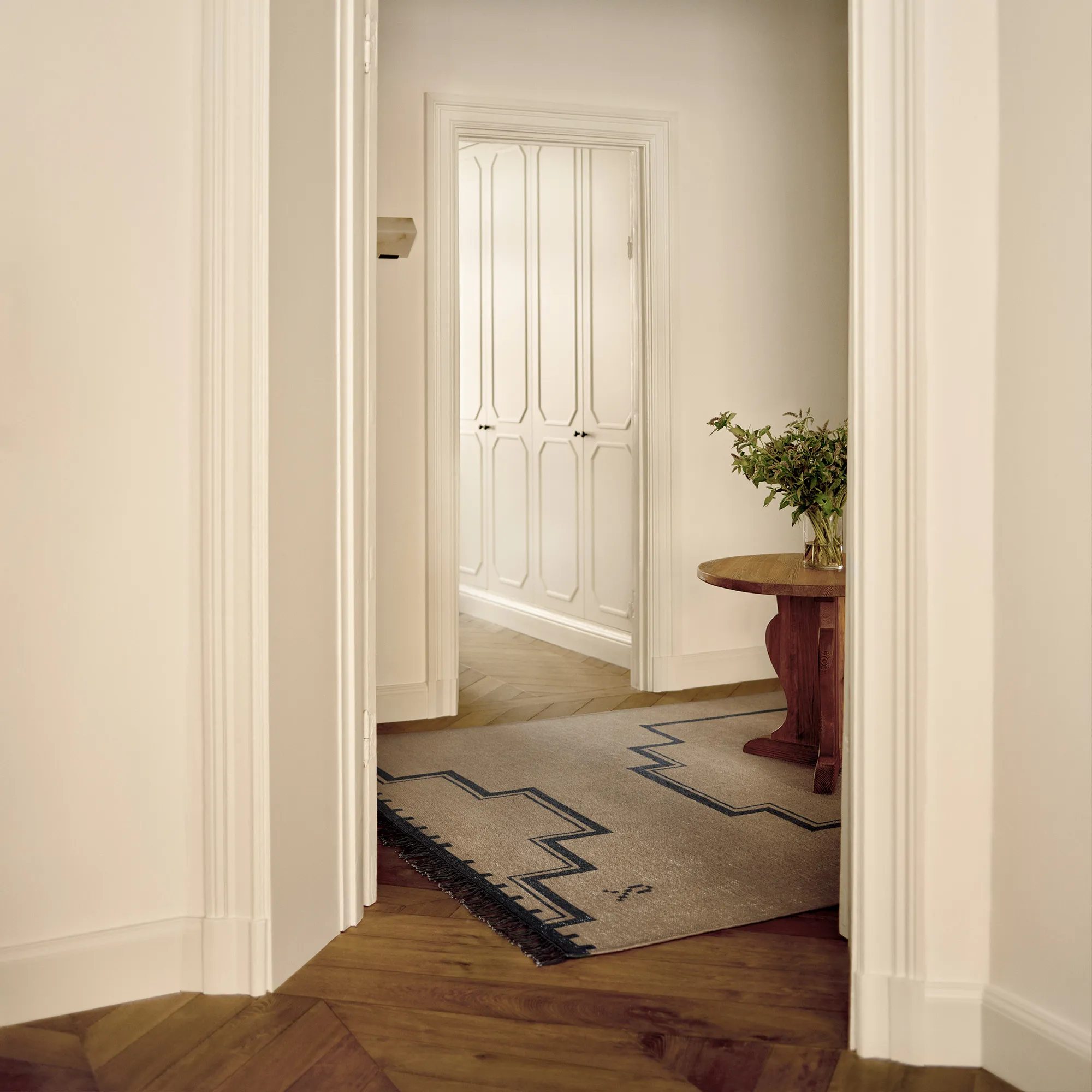 Elder 02 Navy Wool Rug - 4
