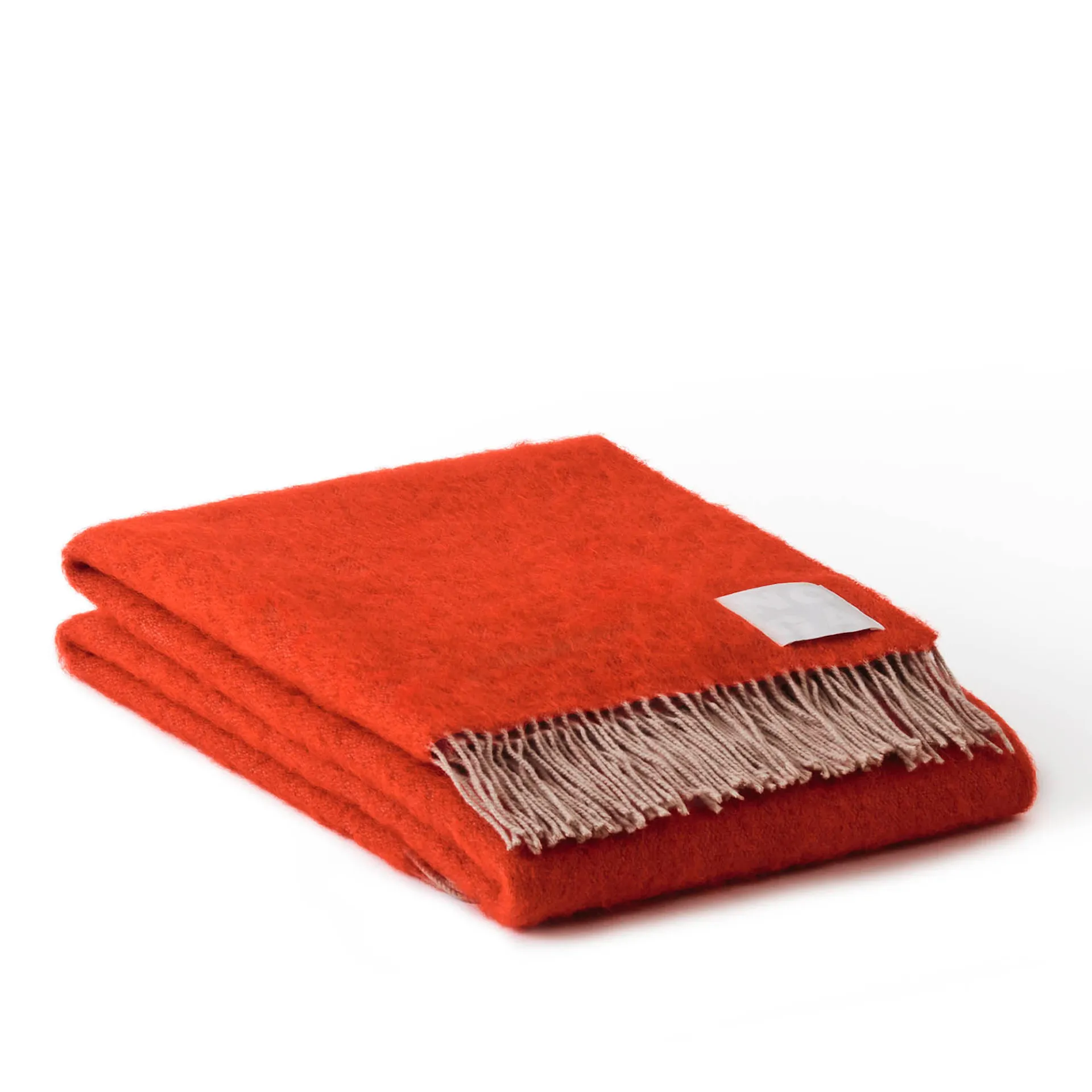 Merino Mohair Throw Venetian Red - NO GA - NO GA