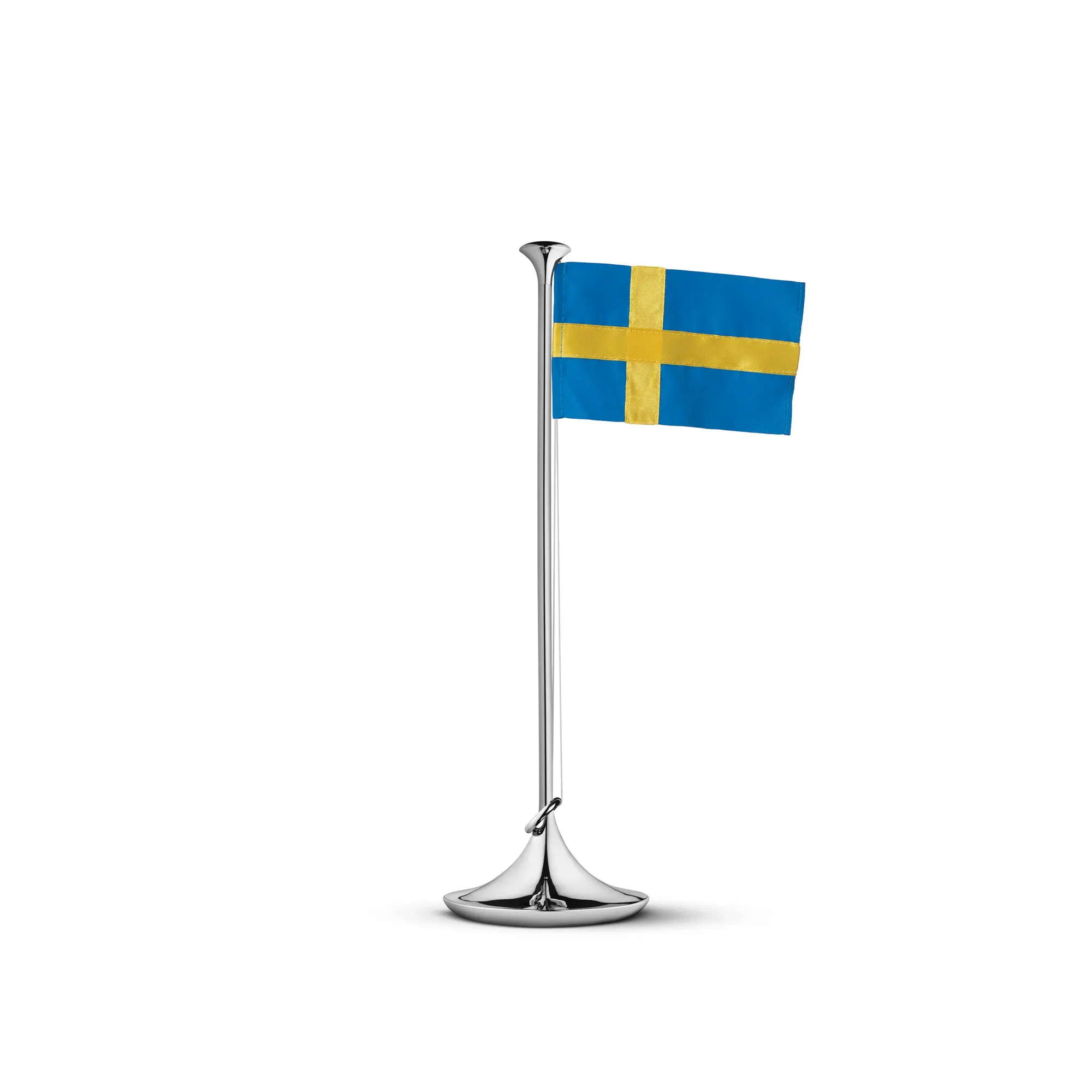 Georg Swedish Flag, Incl. Flagpole, Stainless Steel - 1