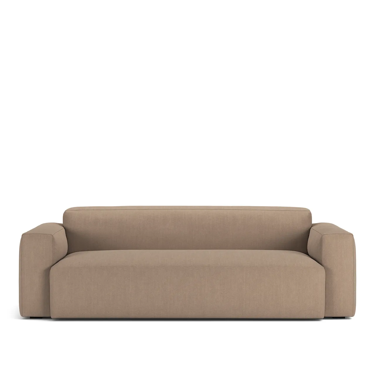 Brick 2,5-Seater Sofa Shadow Beige Fixed Upholstery