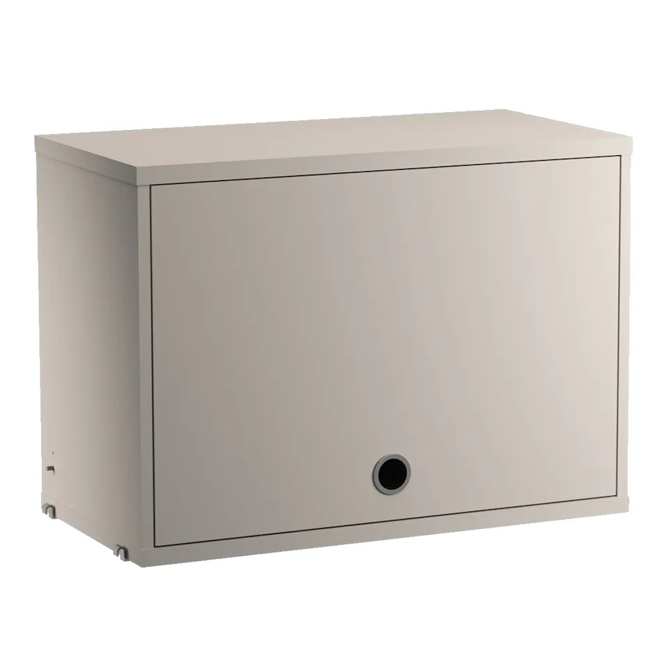 Vægskab med foldedør 58cm beige