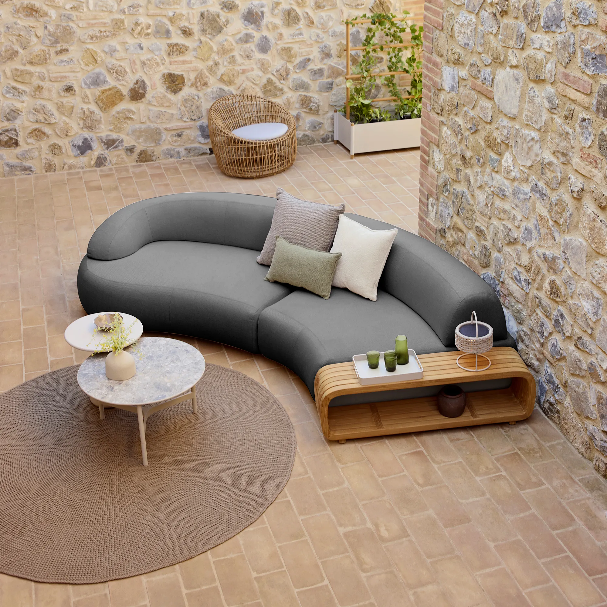 Mellow 4-personers udendørs sofa - 3