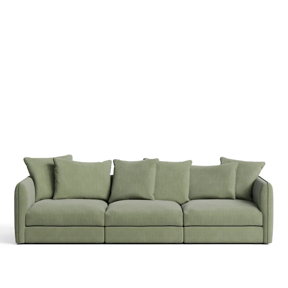 Pavarotti 3-Seater - Shadow Green